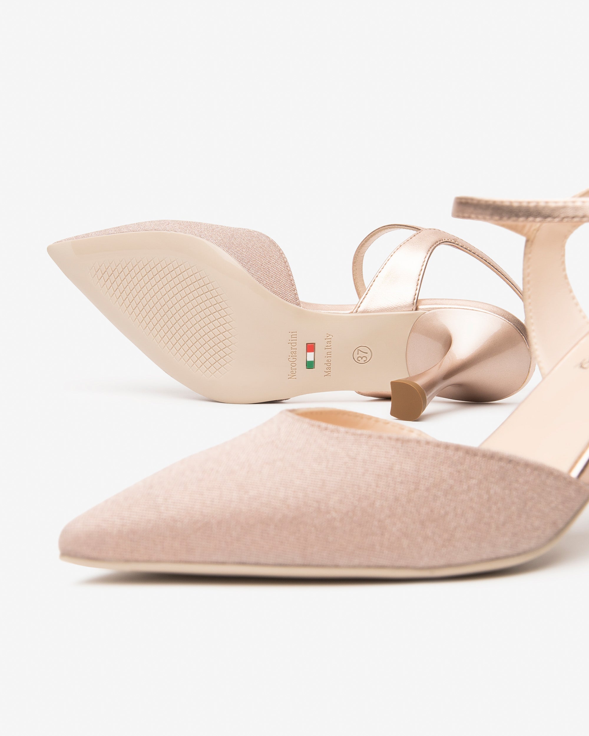 NeroGiardini Slingbacks femme cuir tissu premium 35-41