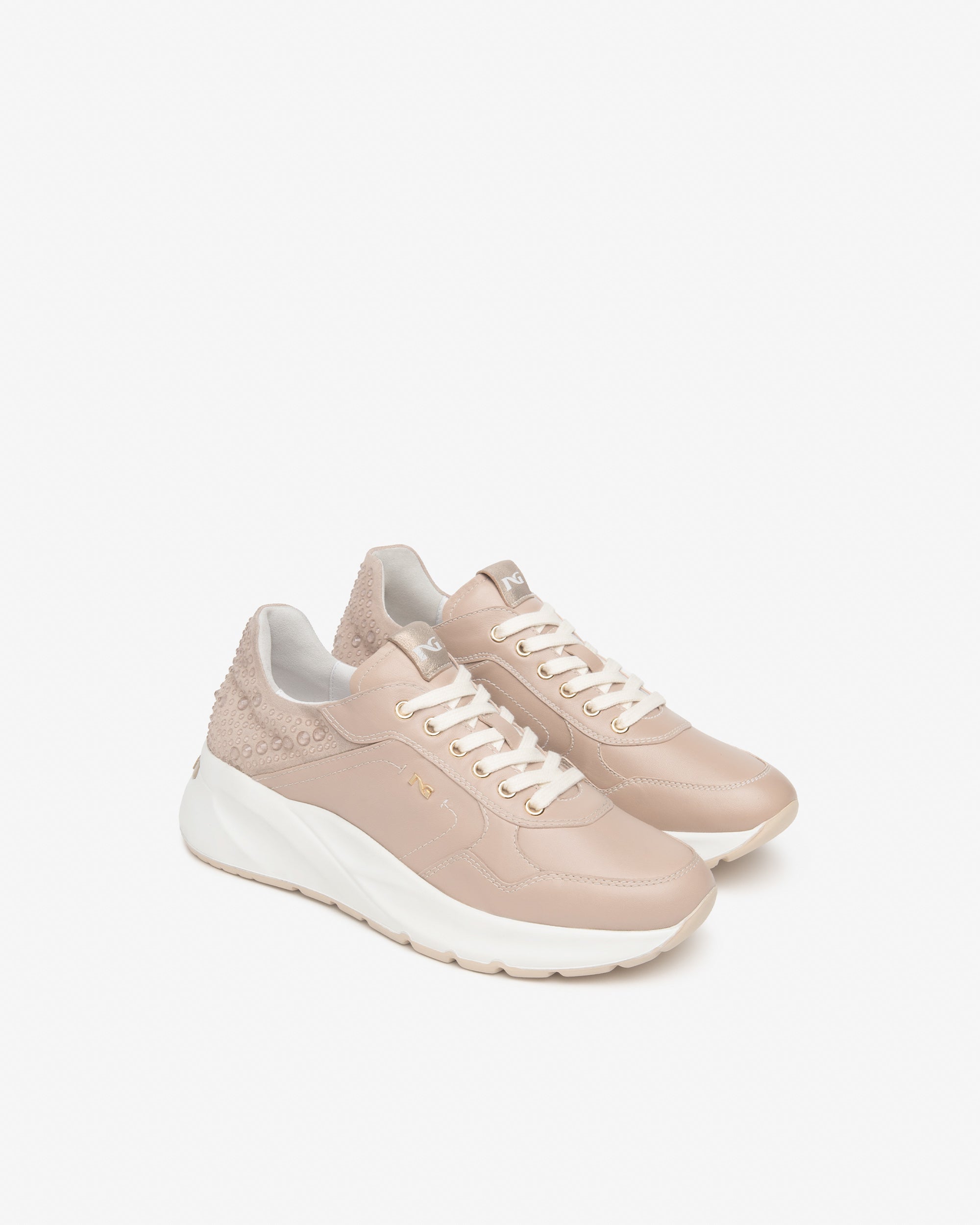 NeroGiardini Sneakers Femme Cuir Daim Été Confort