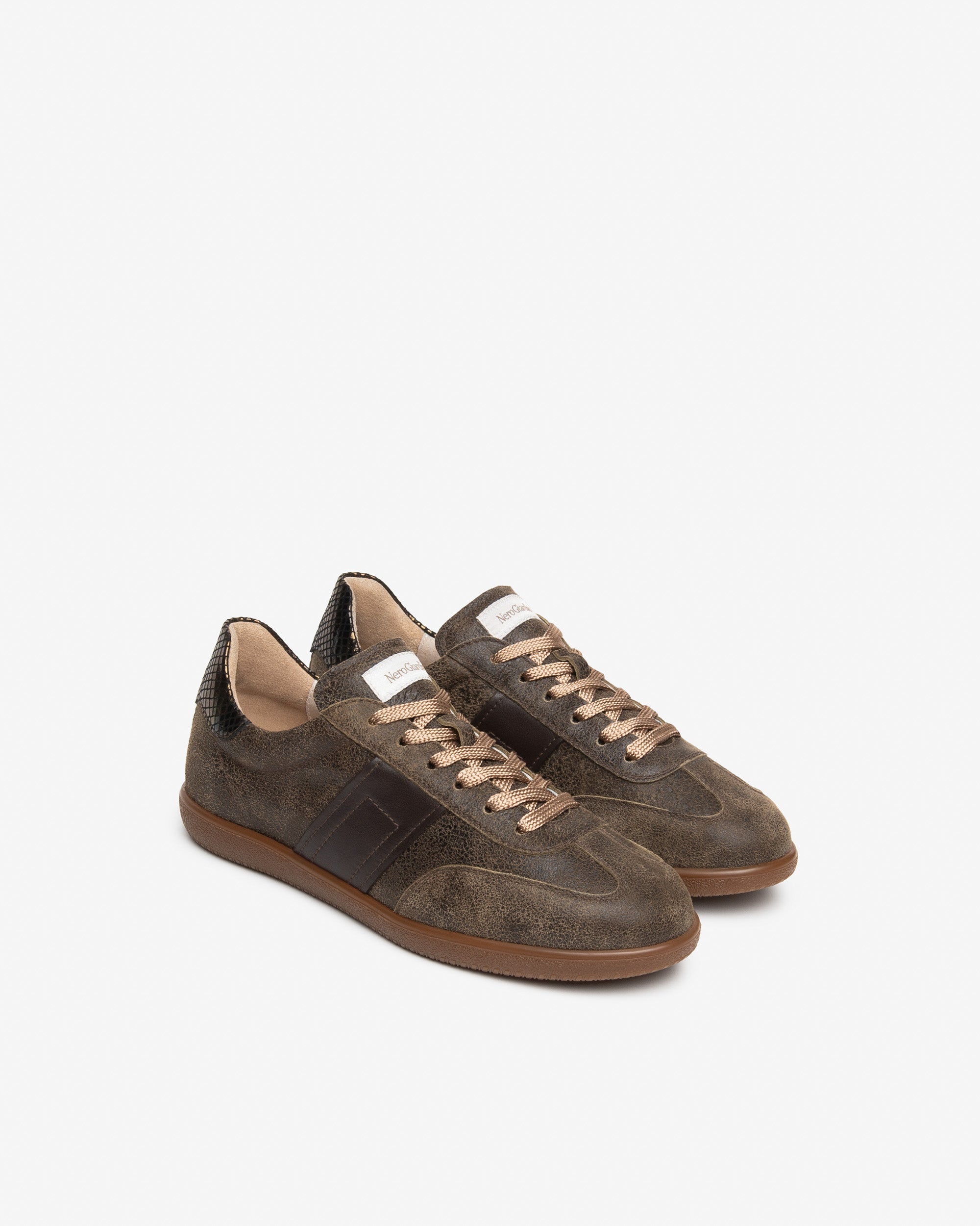 NeroGiardini Sneakers Femme Cuir Vieilli Python