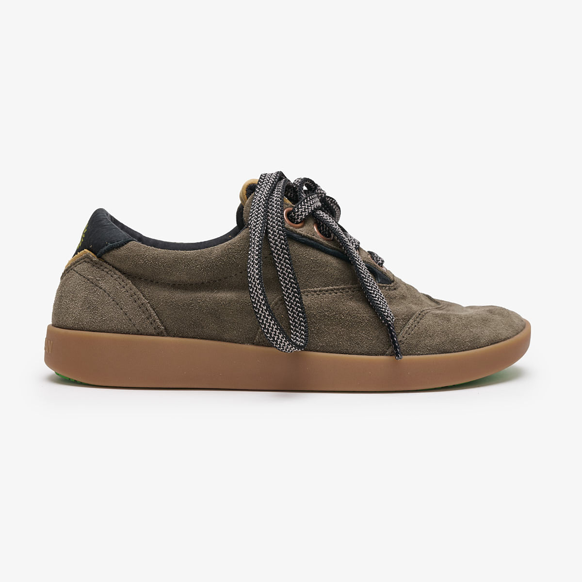 Satorisan Hatko Suede Deep Khaki baskets daim