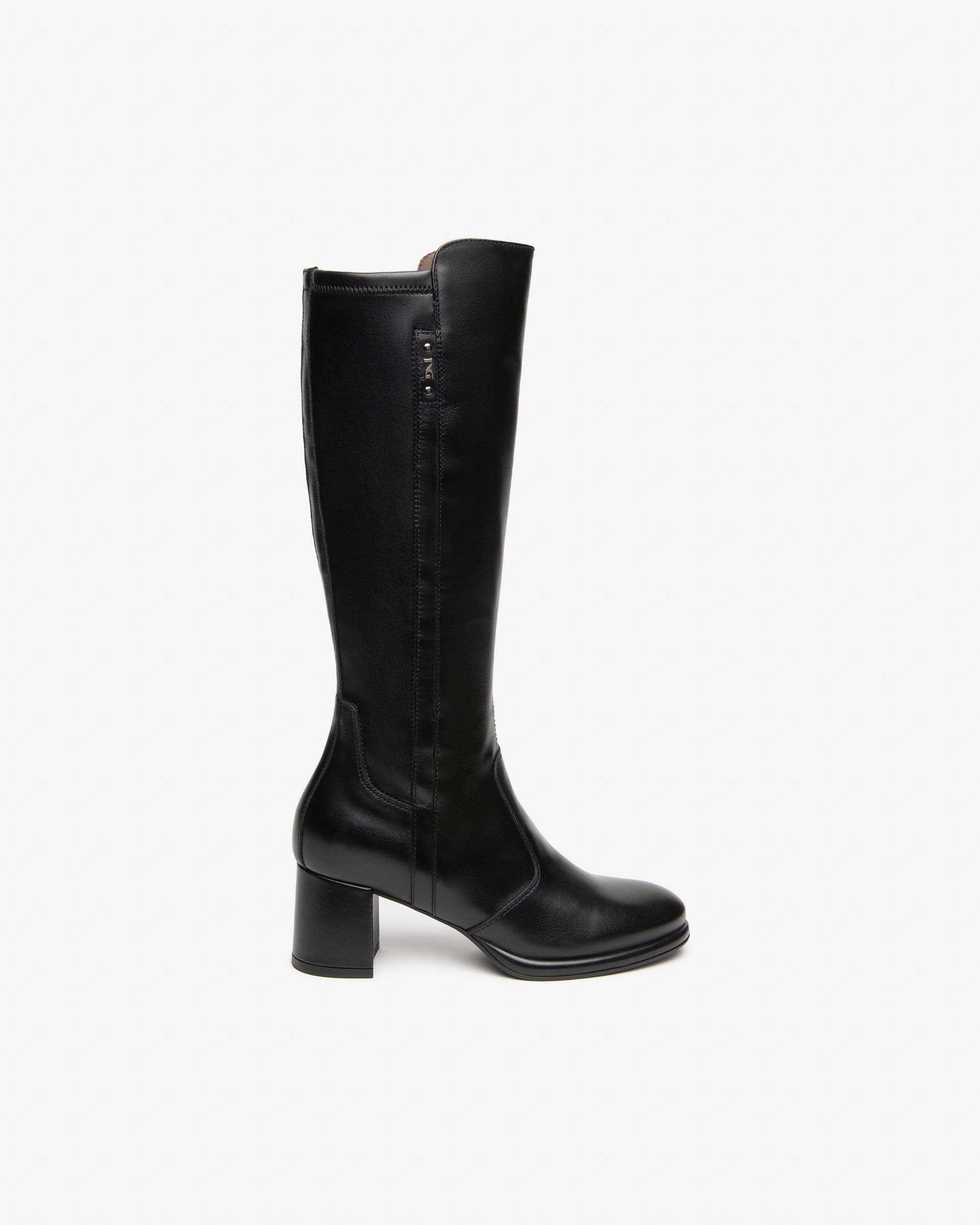 Nerogiardini Bottes bottes cuir femme talon 60mm zip