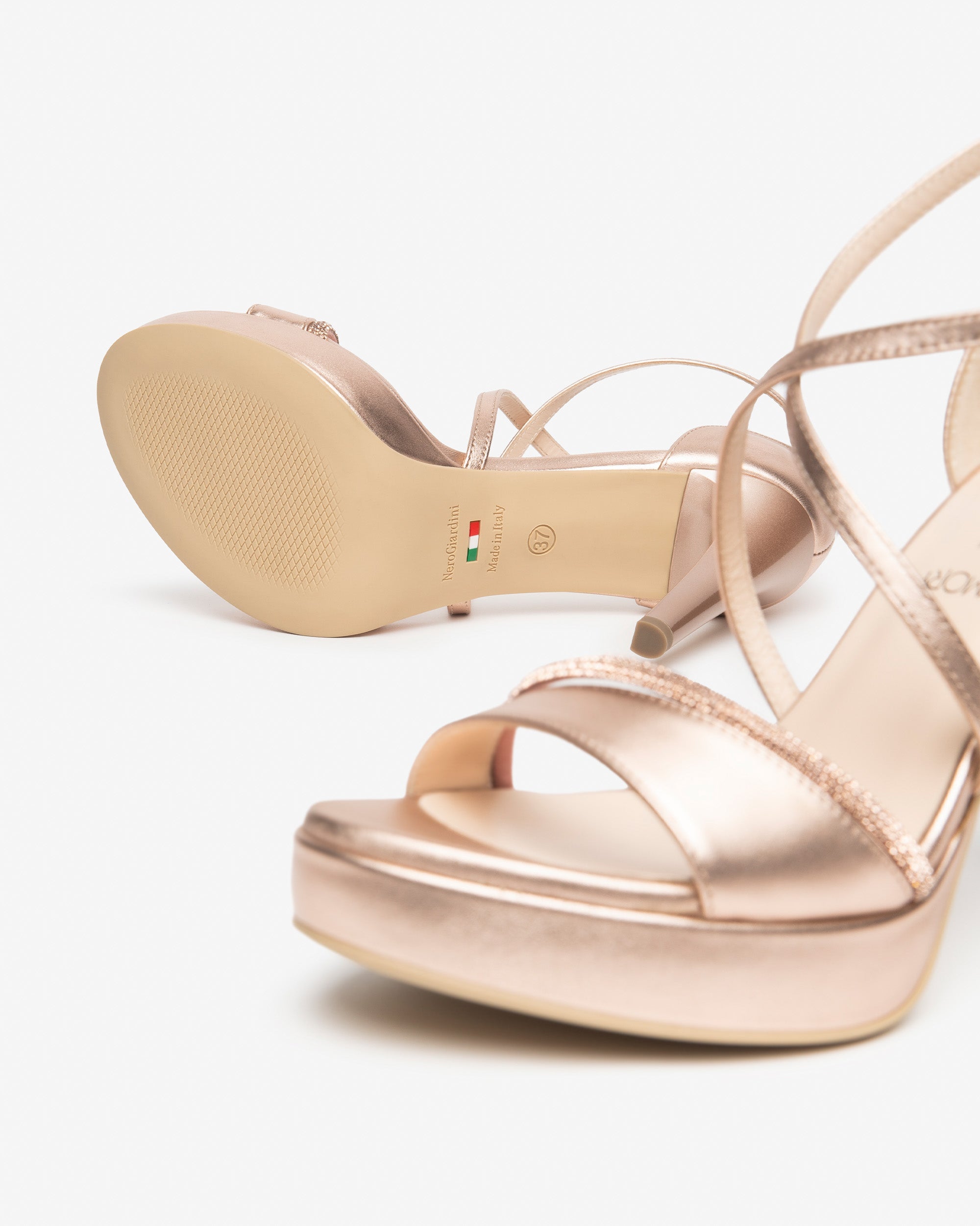 NeroGiardini Sandales Cuir Femme Premium