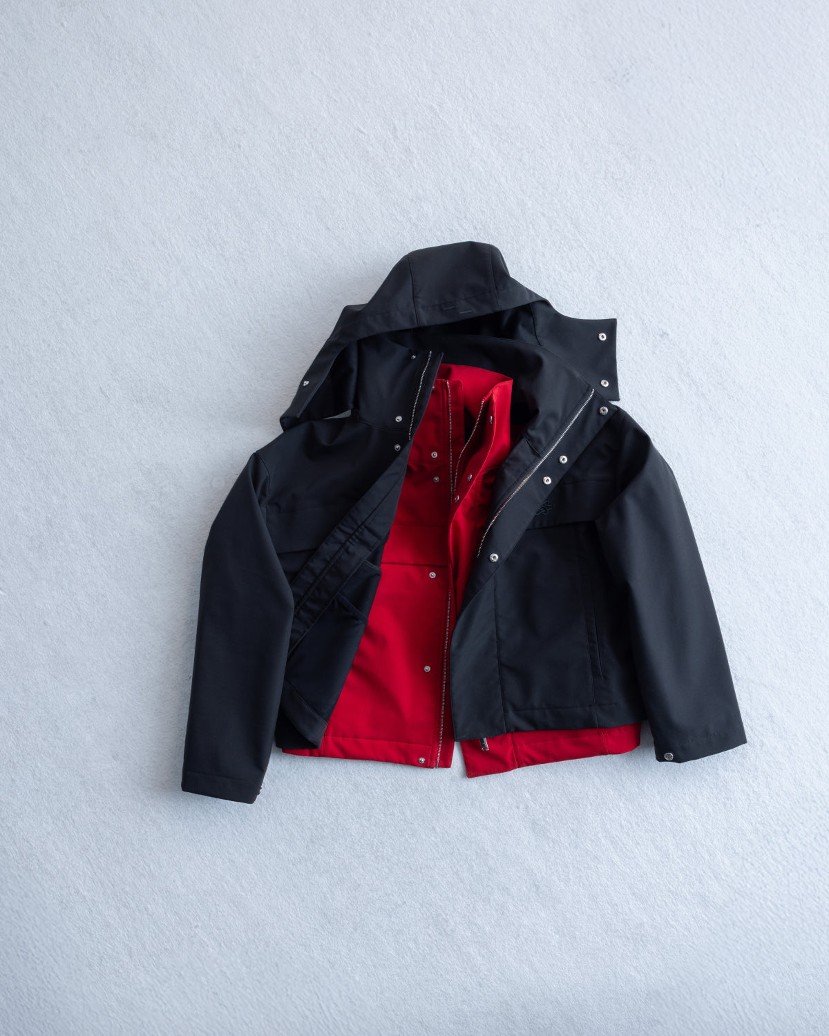 Filling Pieces Light Jacket Cropped Black veste nylon