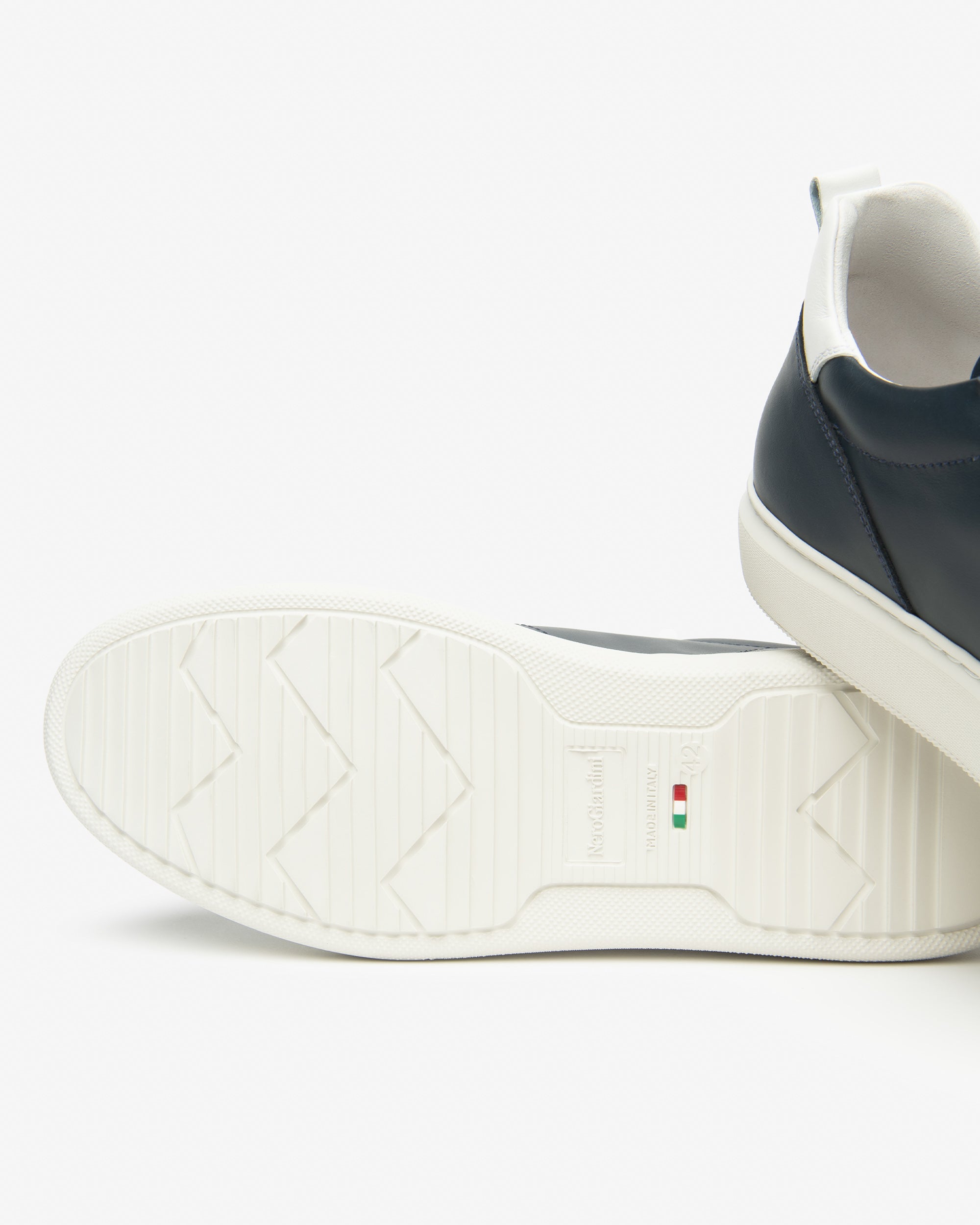 NeroGiardini Sneakers Homme en Cuir baskets cuir made in Italy