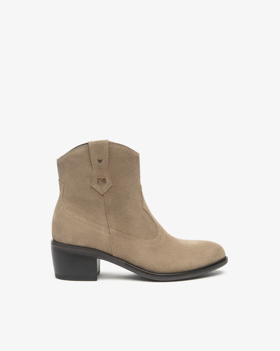 NeroGiardini Bottines Femme Daim Talon Western
