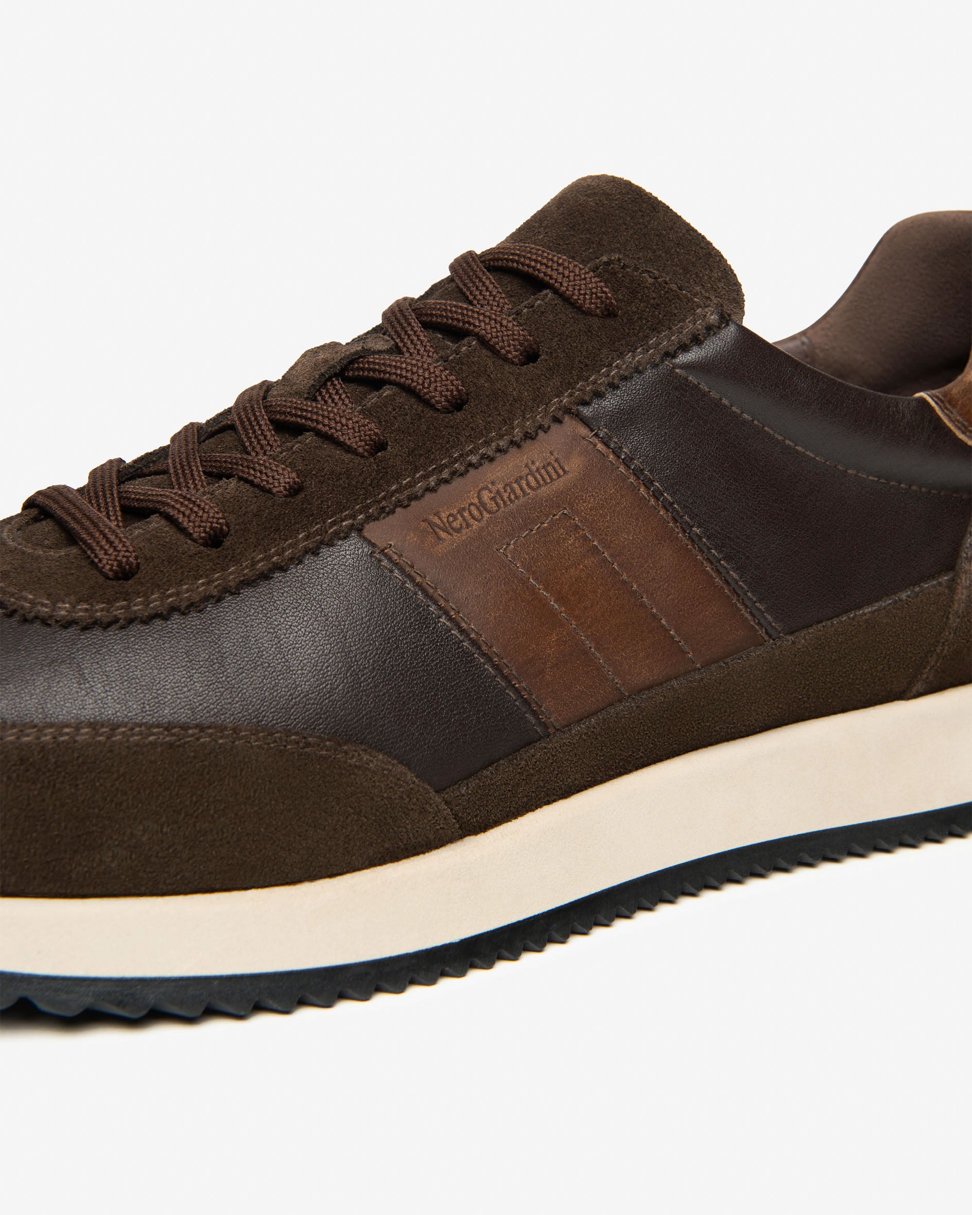 NeroGiardini Sneakers Homme Cuir Velours DryGo Memory