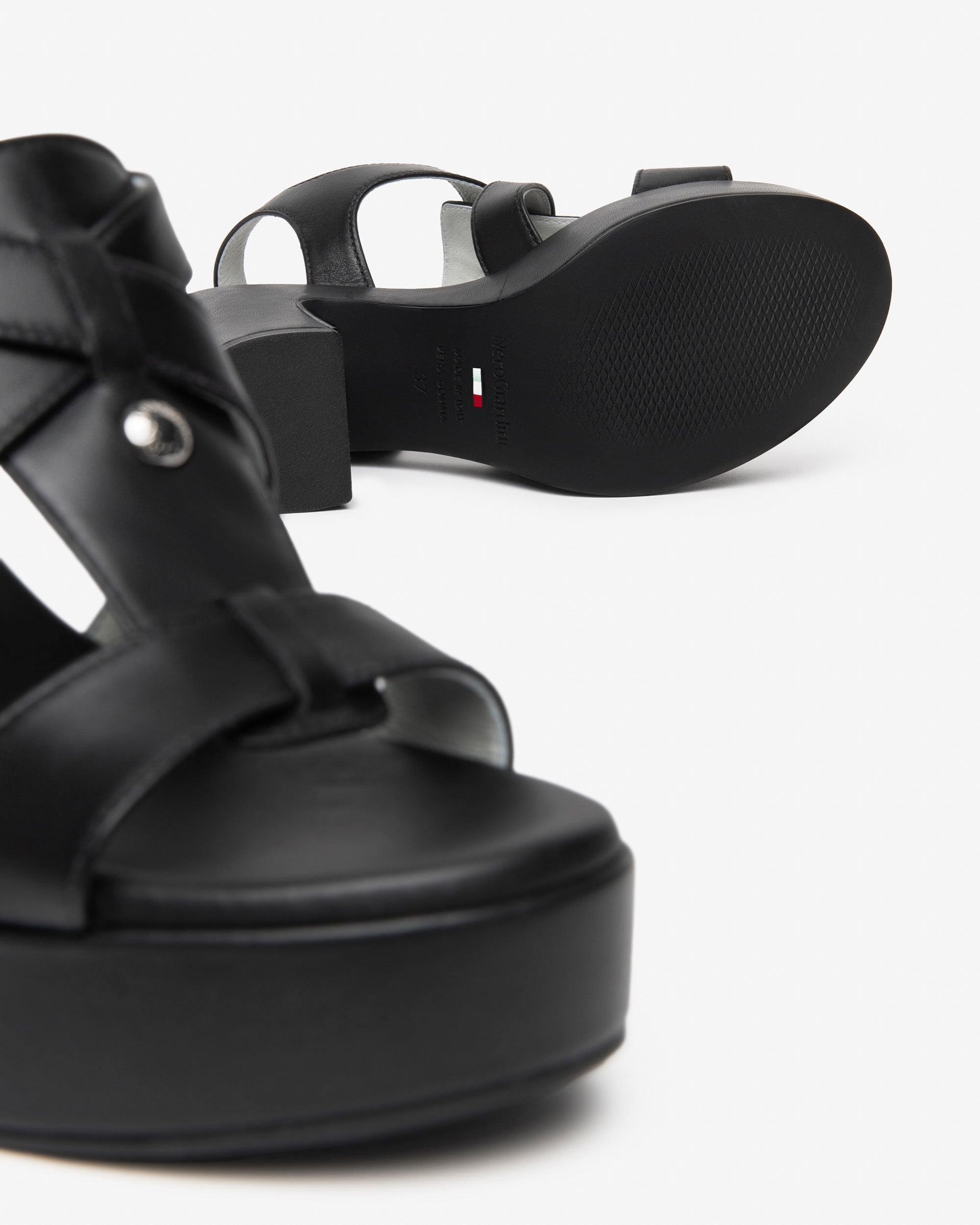 NeroGiardini Sandales Femme Cuir Été Pointure 38