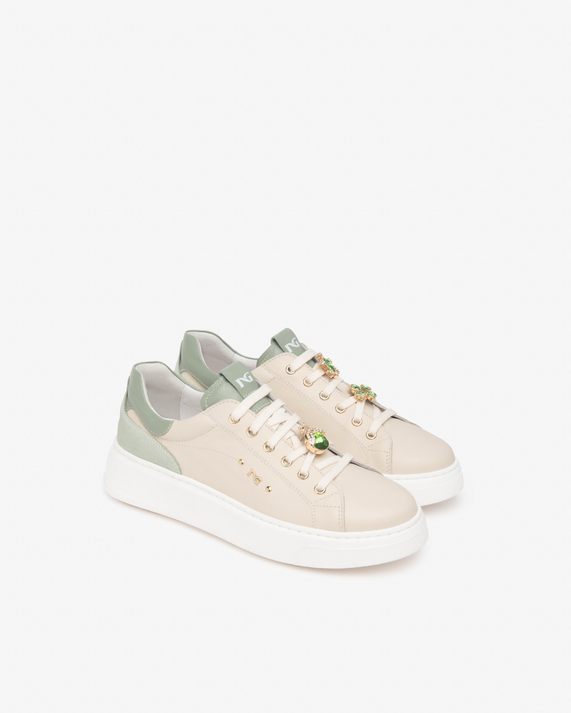 NeroGiardini Sneakers Femme Cuir et Velours DryGo 35-41
