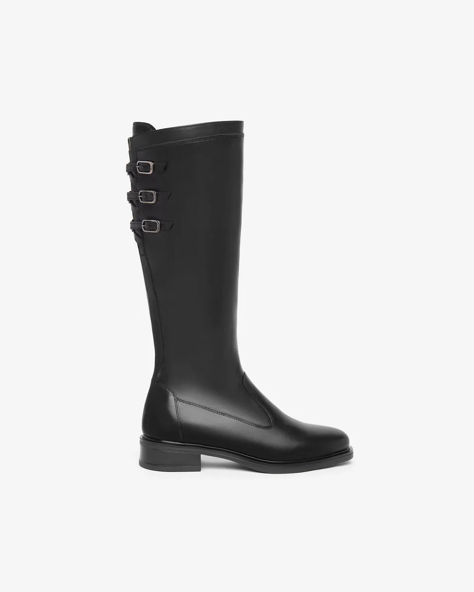 NeroGiardini Bottes Femme en Cuir Hiver Confort DryGo