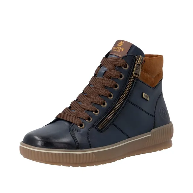 Remonte D0772 Bottes Lacets Femme Bleu 39 EU Tex