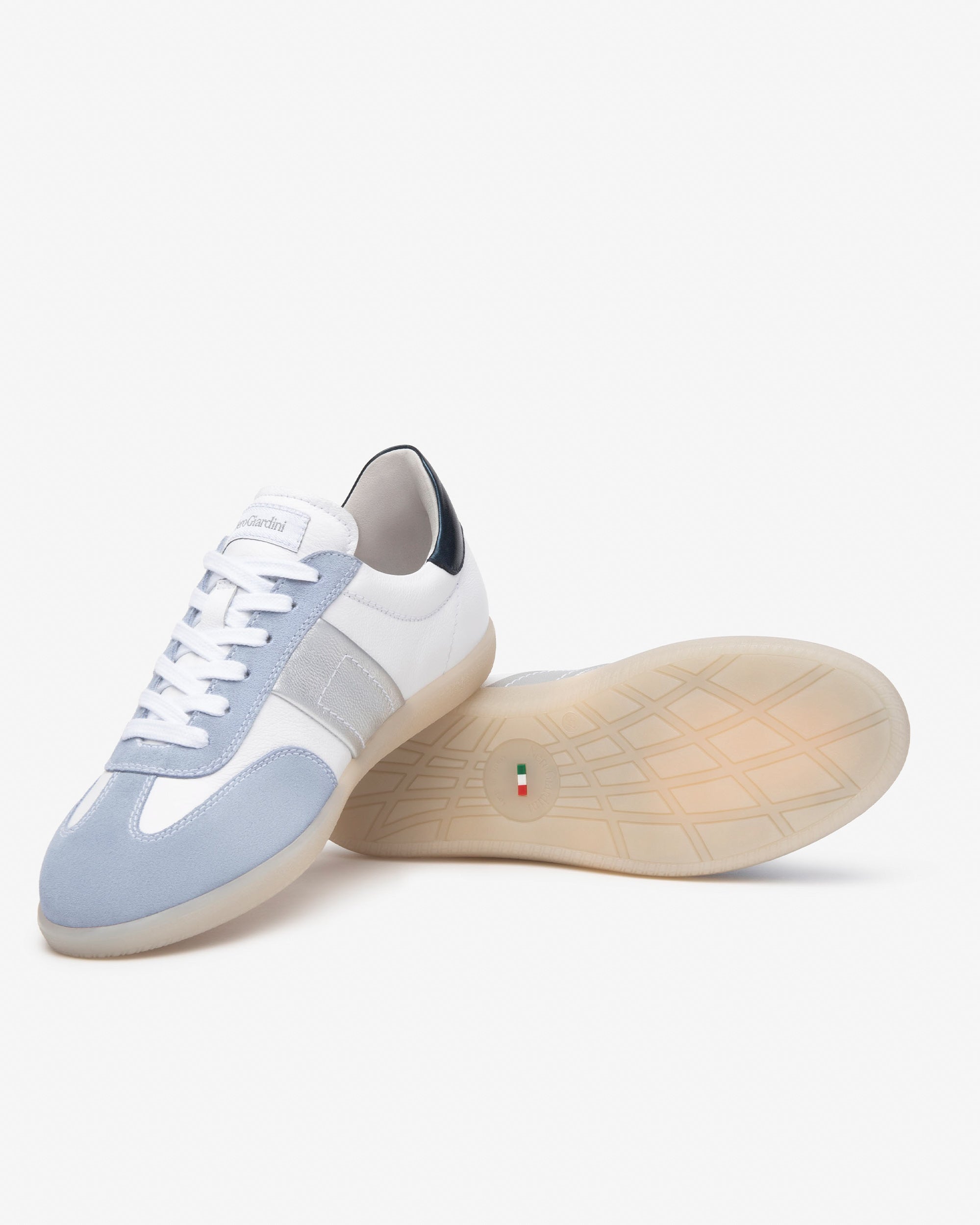 NeroGiardini Sneakers Femme Cuir Velours Confort