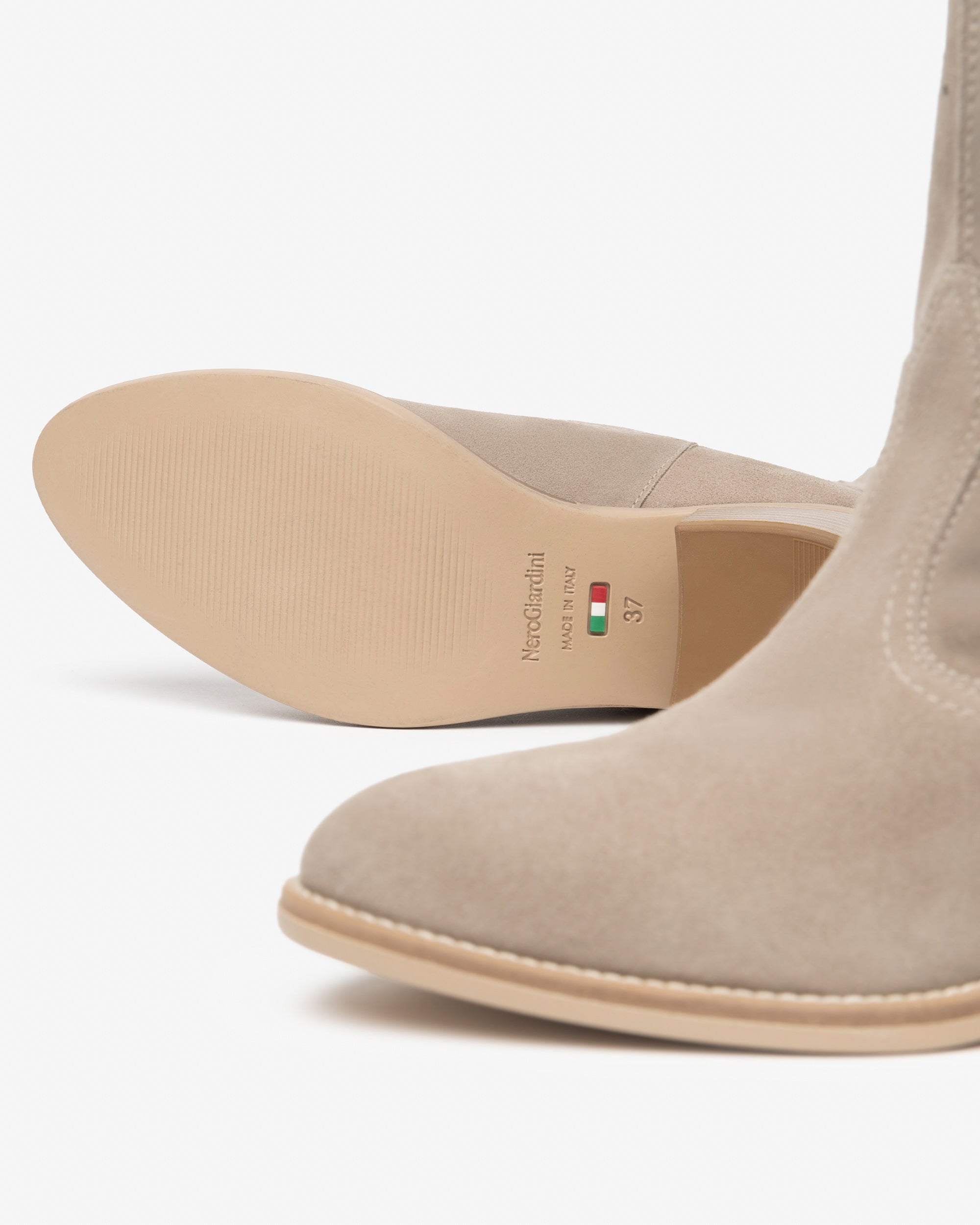 NeroGiardini Bottes Femme en Cuir Velours bottes 35-41
