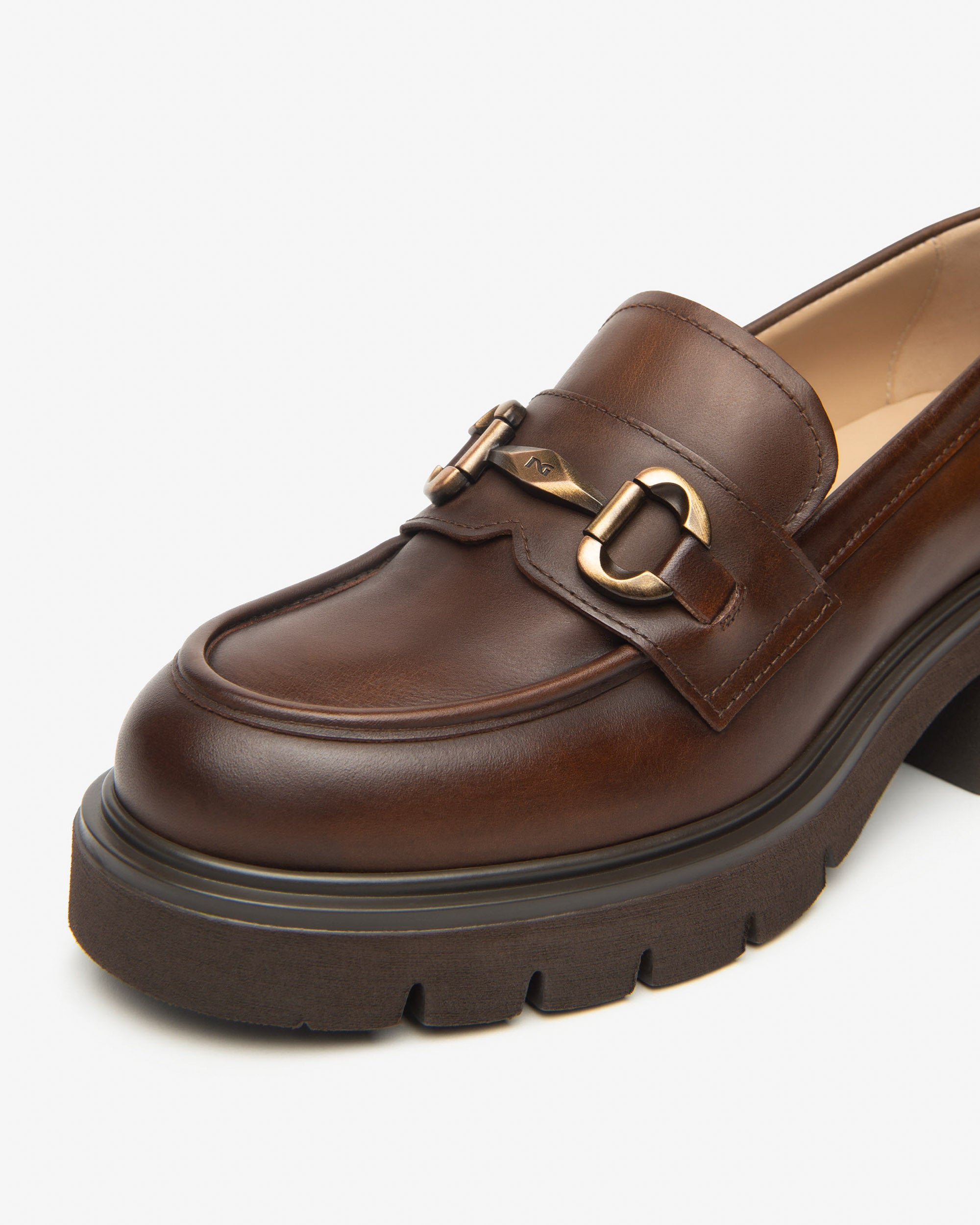NeroGiardini Mocassins femme cuir talon 60 mm 35-41