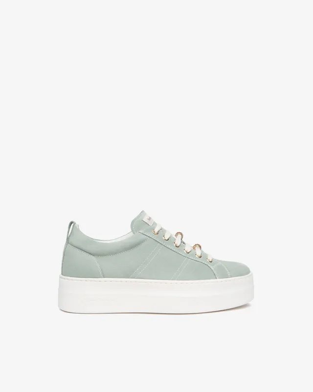 Nerogiardini Sneakers Femme Cuir Velours Daim Memory