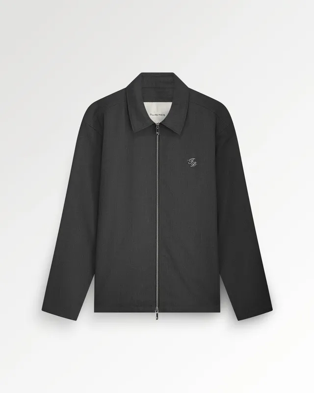 Filling Pieces Coach Jacket Twill Wool veste grise