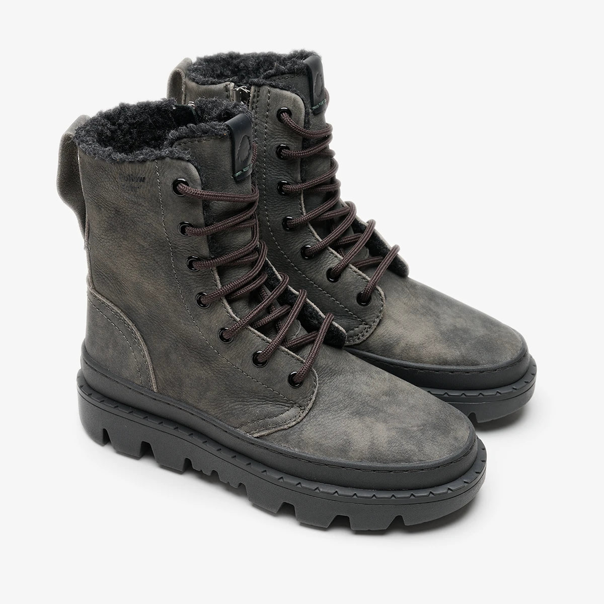Satorisan Unalome Laces boots laine Khakies Black 36-41