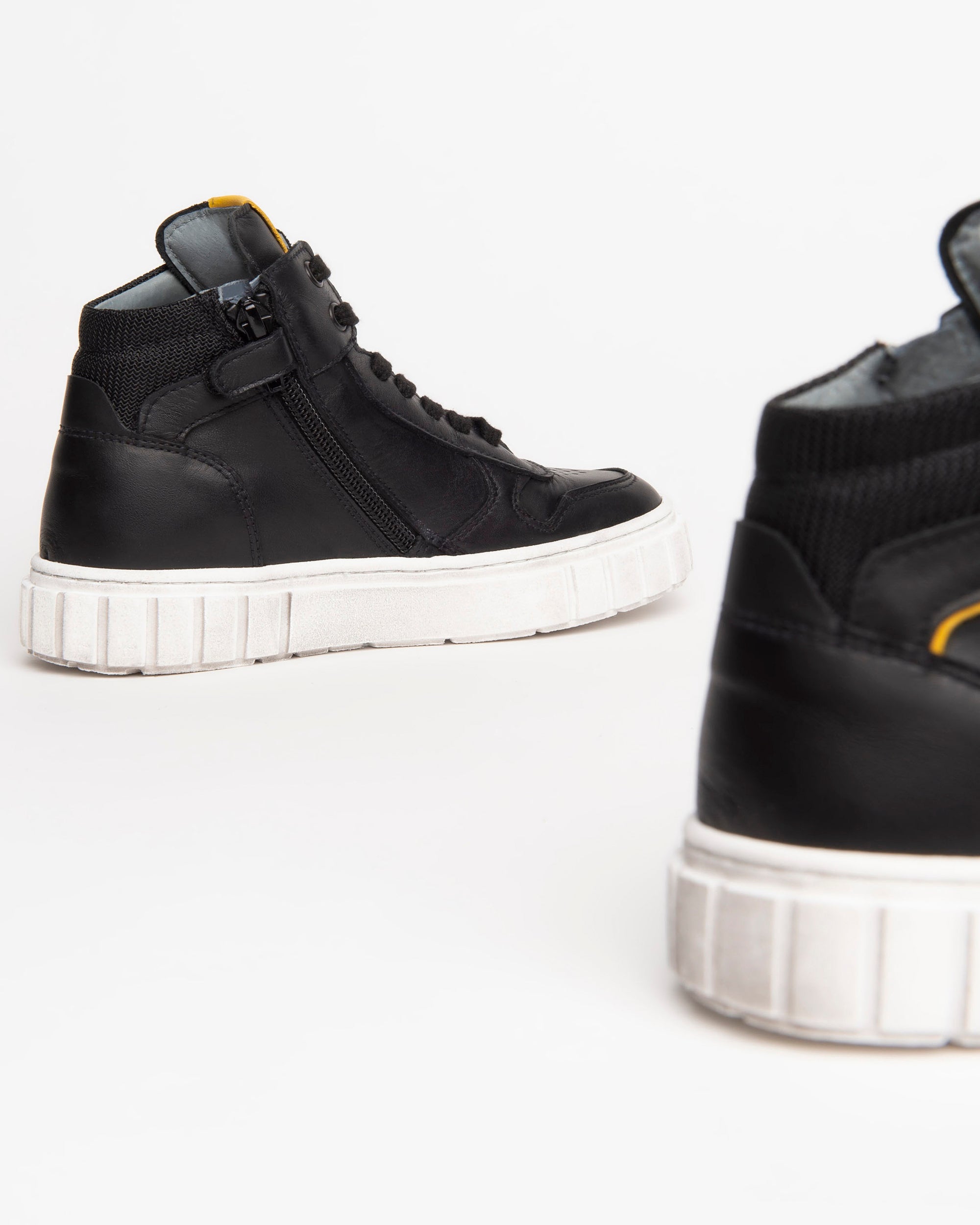 Nerogiardini Sneakers Montantes Garçon Cuir Zip