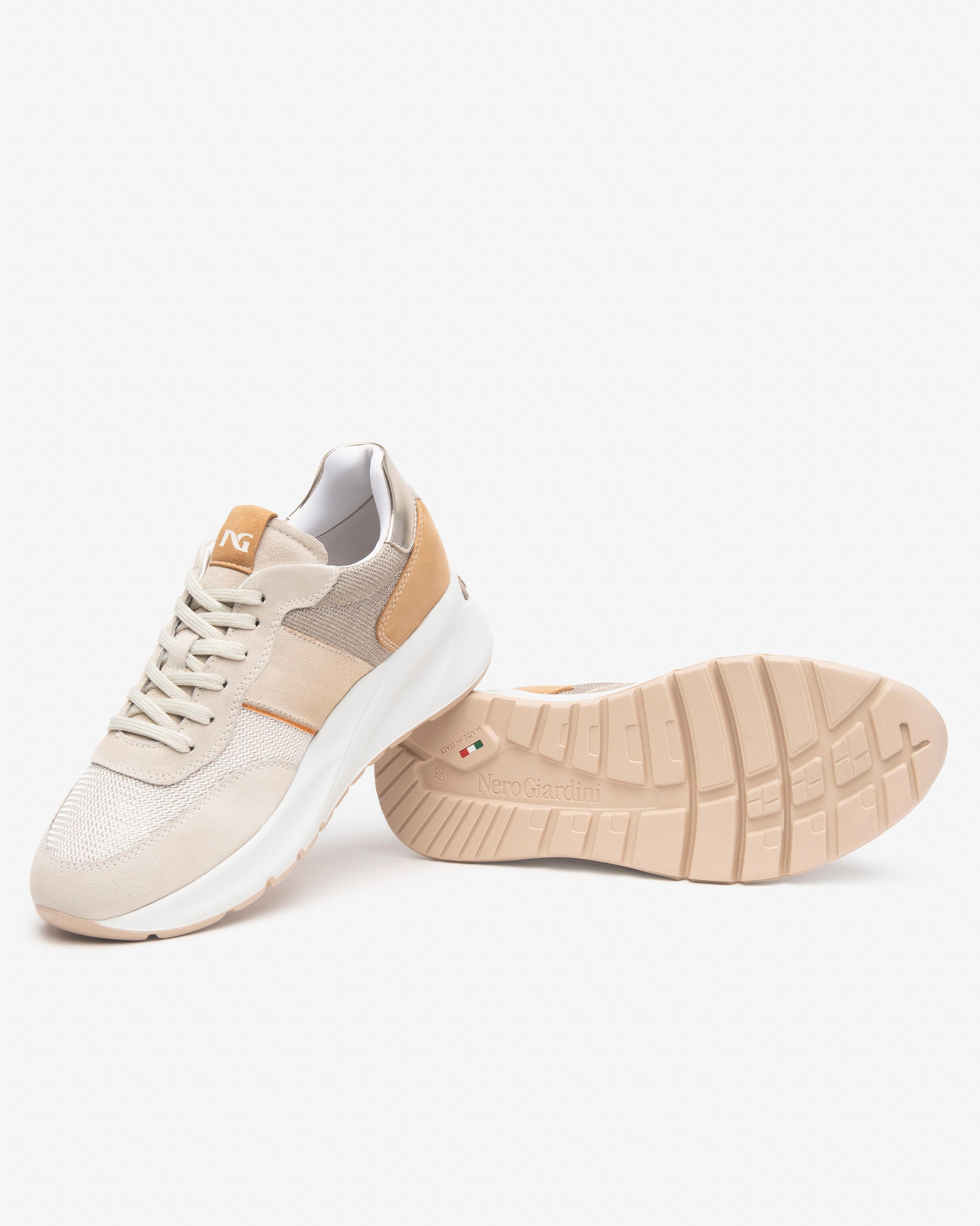 NeroGiardini Sneakers Femme Velours Toile Baskets 35-41 Été