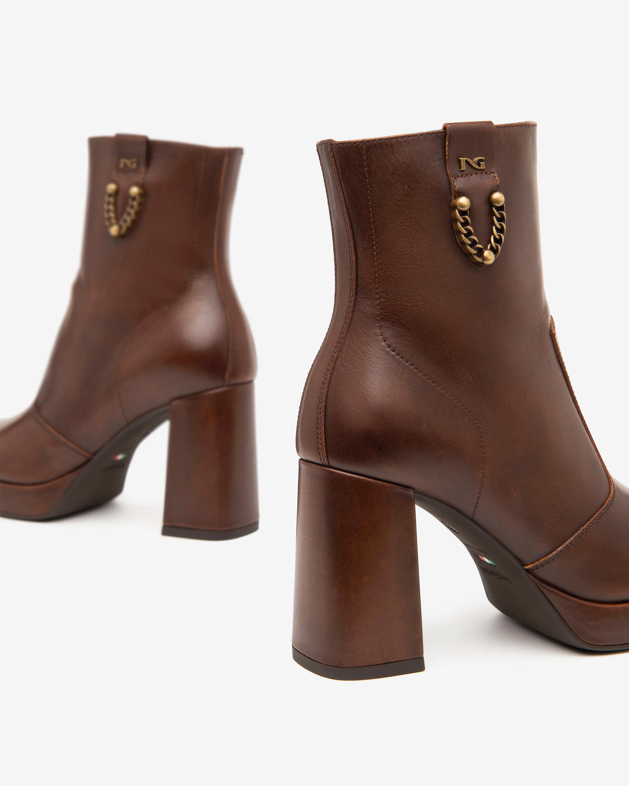 NeroGiardini Bottines Femme Cuir Pointure 38 Made in Italy