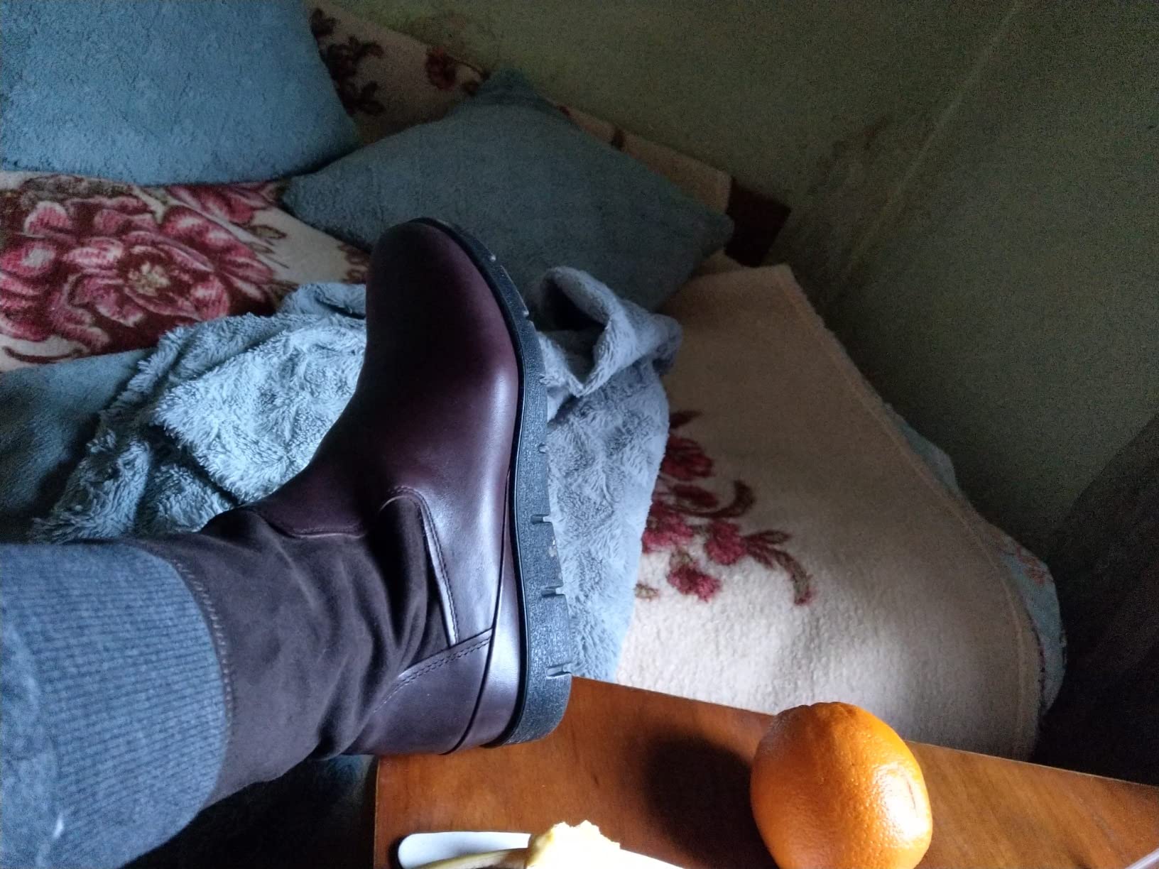 ECCO Bella bottine femme élastique mi-haute cuir