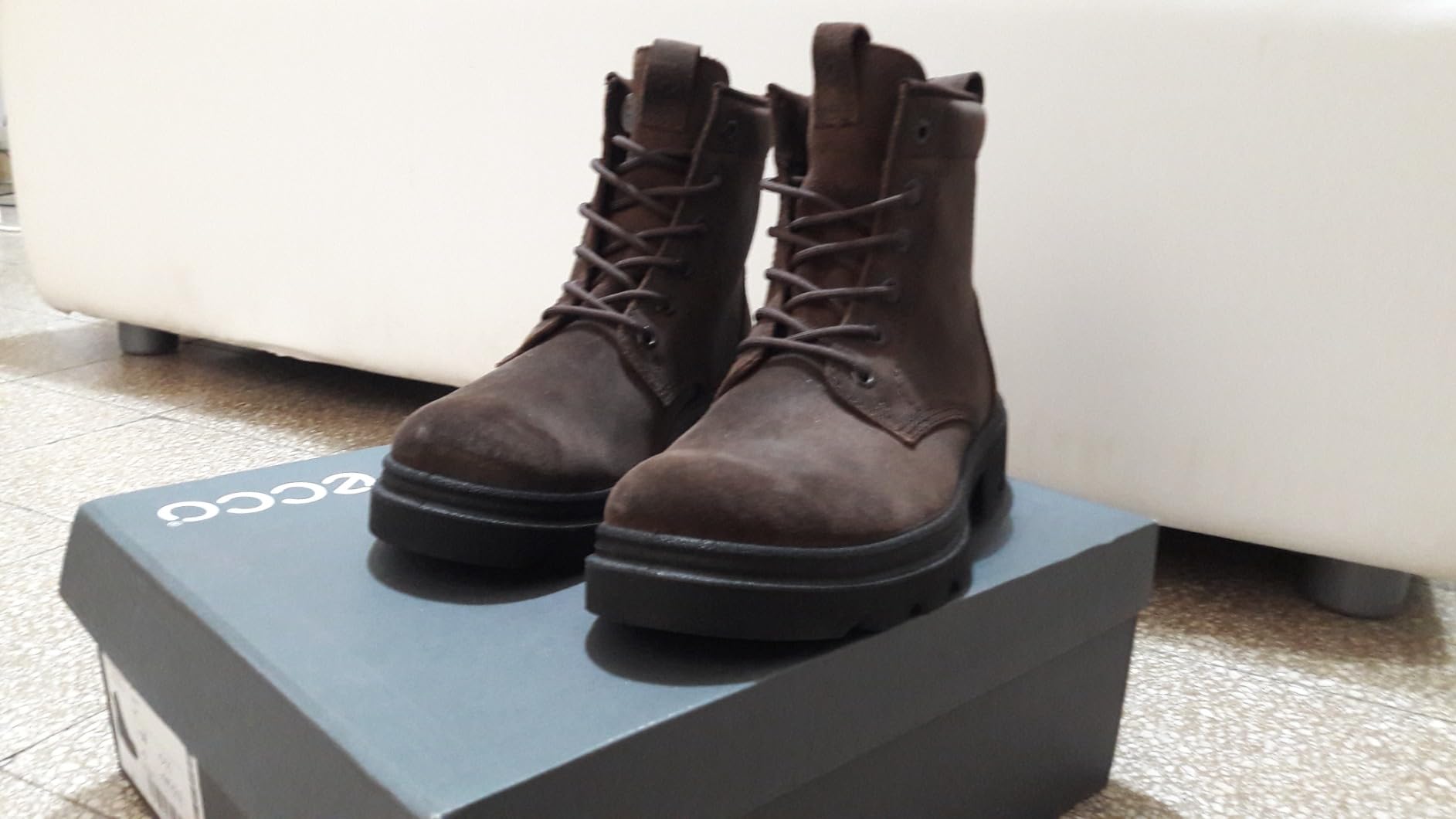 ECCO Grainer Boots Homme 46 EU Noir Imperméable