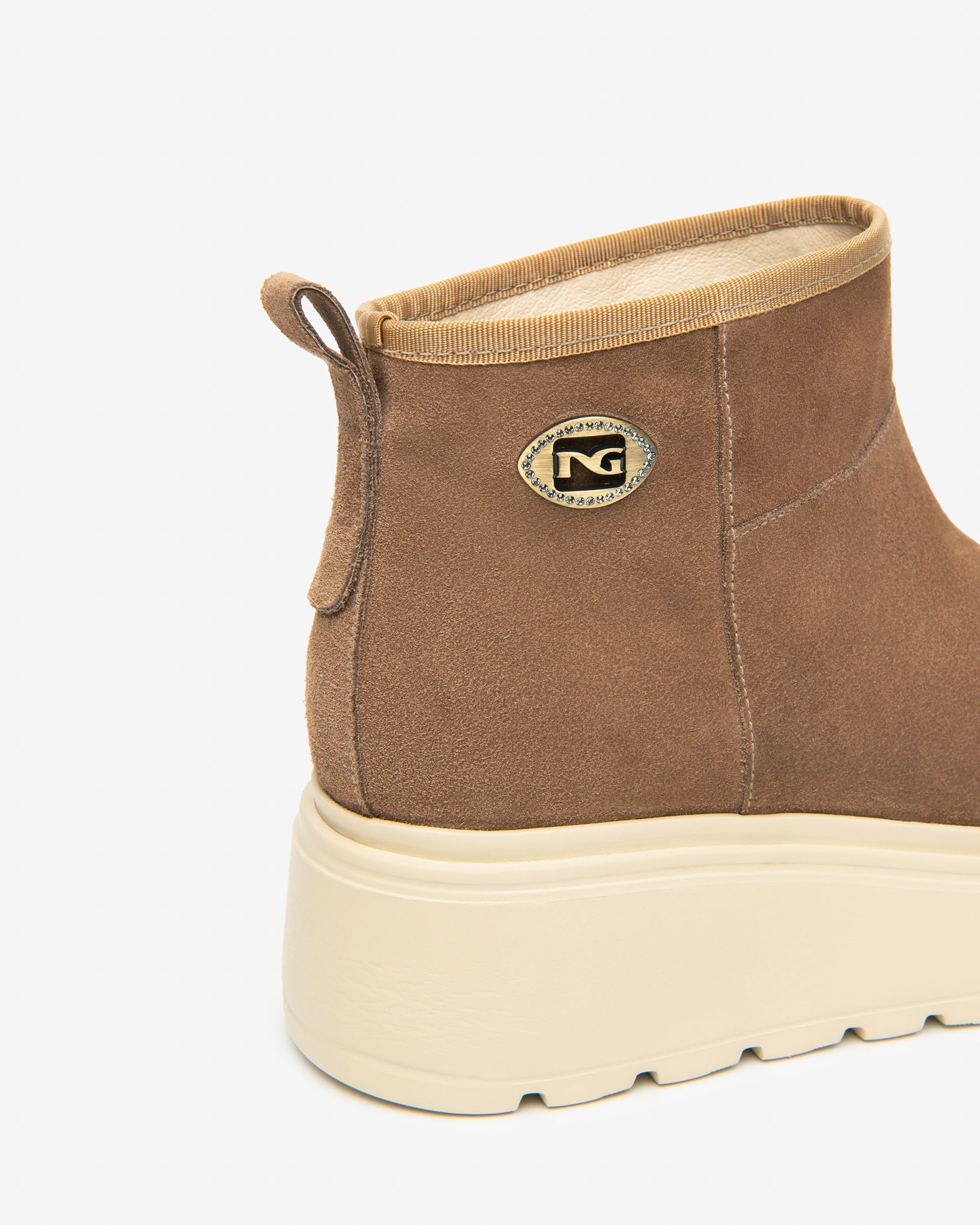 NEROGIARDINI Bottines Femme Cuir Velours Confort Ville Pointure 37