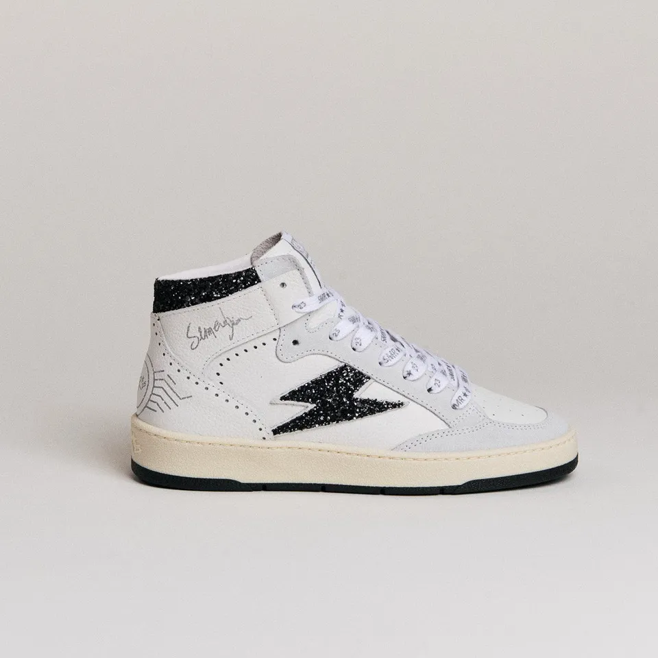 Semerdjian Braga D592 baskets montantes cuir blanc
