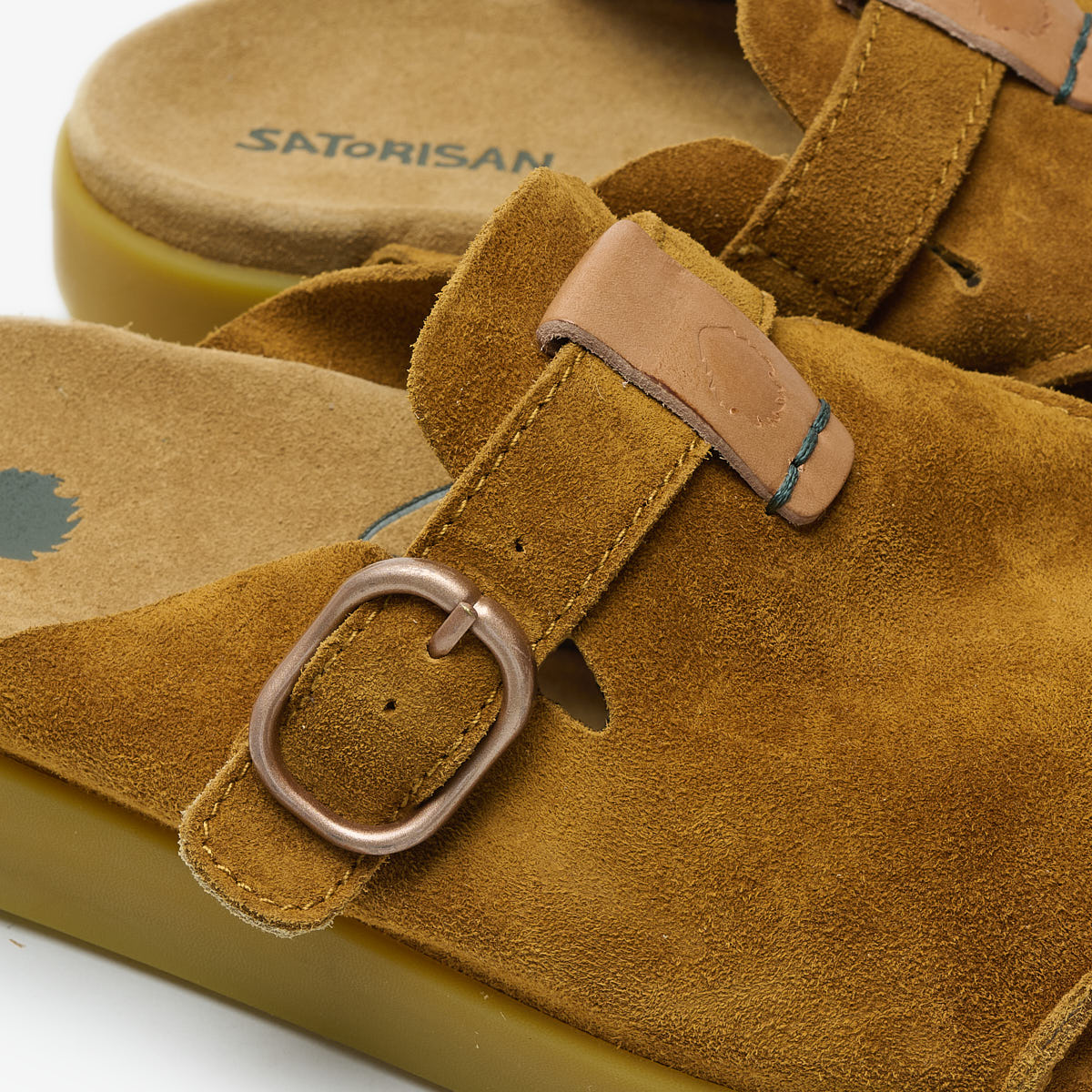 Satorisan Hoote Lux Slip-On Amber Daim Sans Lacets Homme