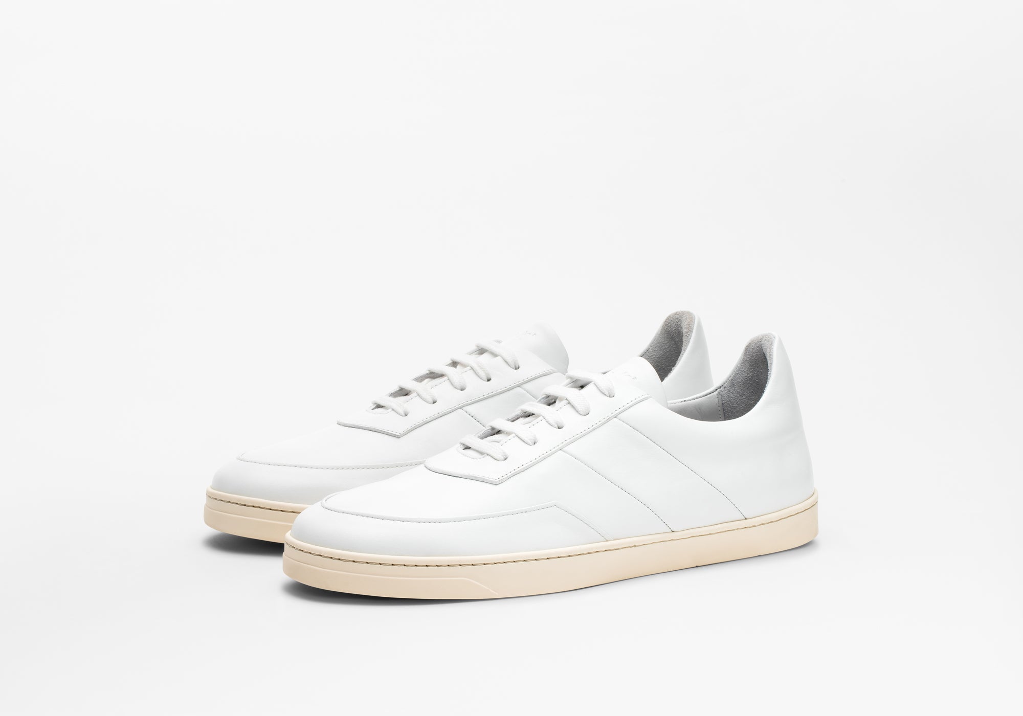 JAK Atlas Low baskets cuir blanche mixte