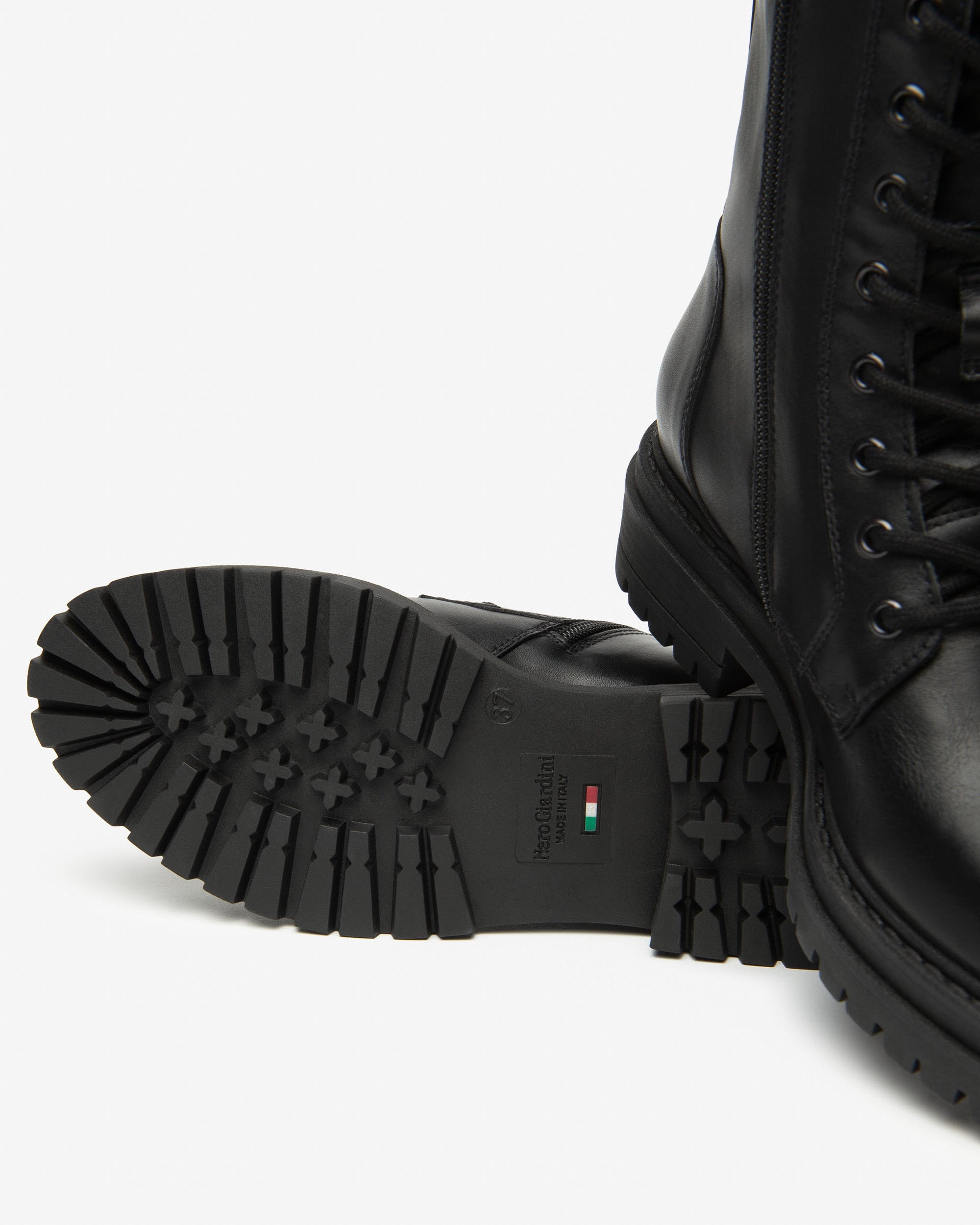NeroGiardini Bottines motardes femme cuir DryGo