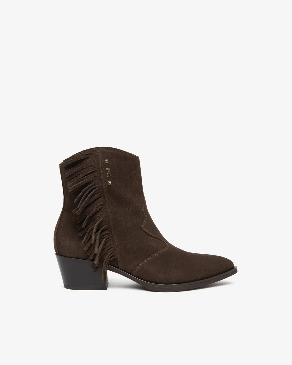 NeroGiardini Bottines Femme Daim Western 38