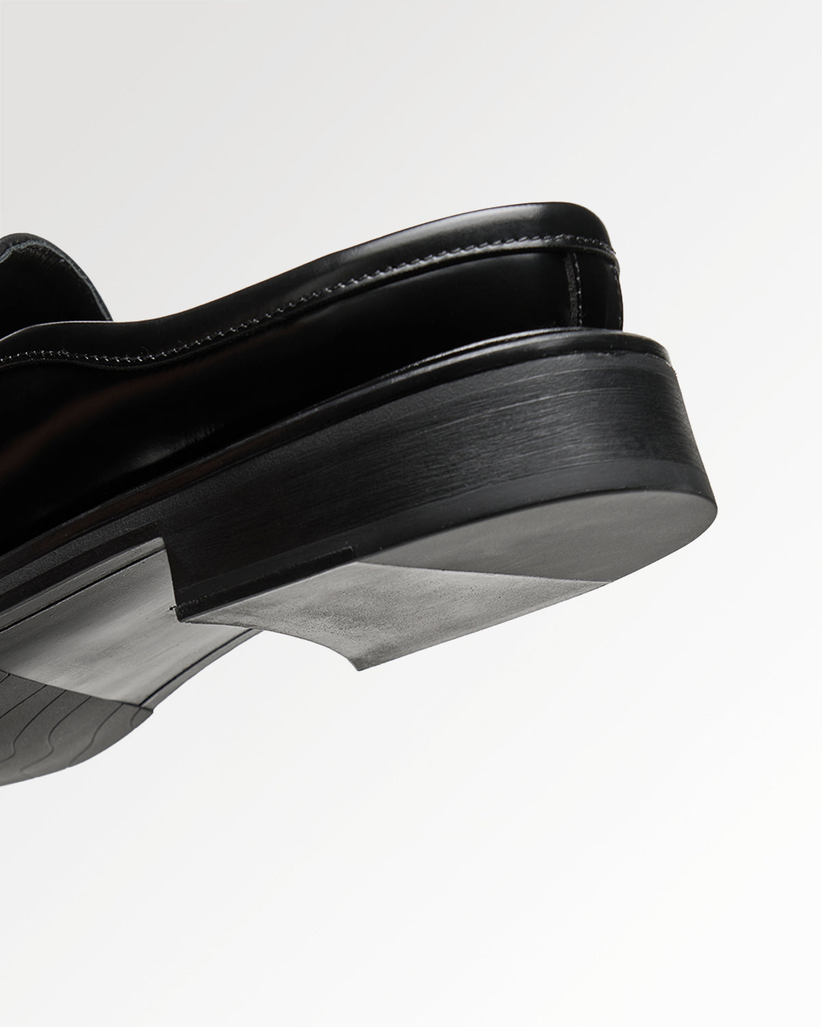 Filling Pieces Square Mule Polido mule noire cuir