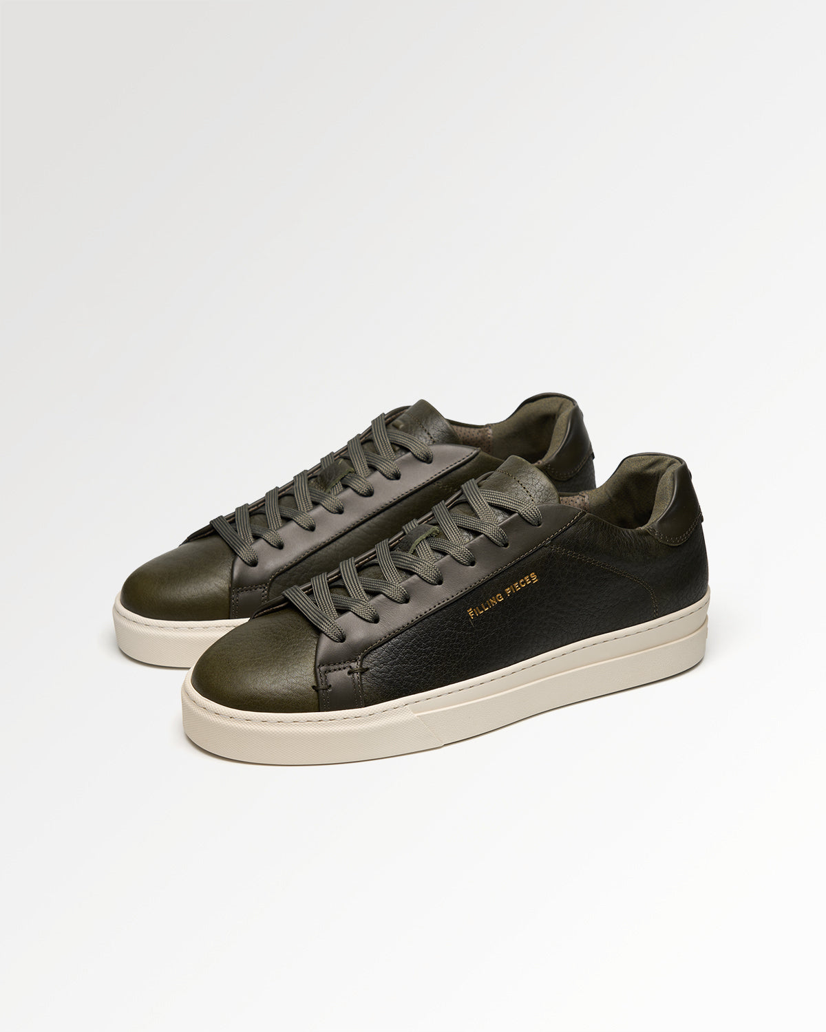 Filling Pieces Tiebreak sneakers cuir vert foncé