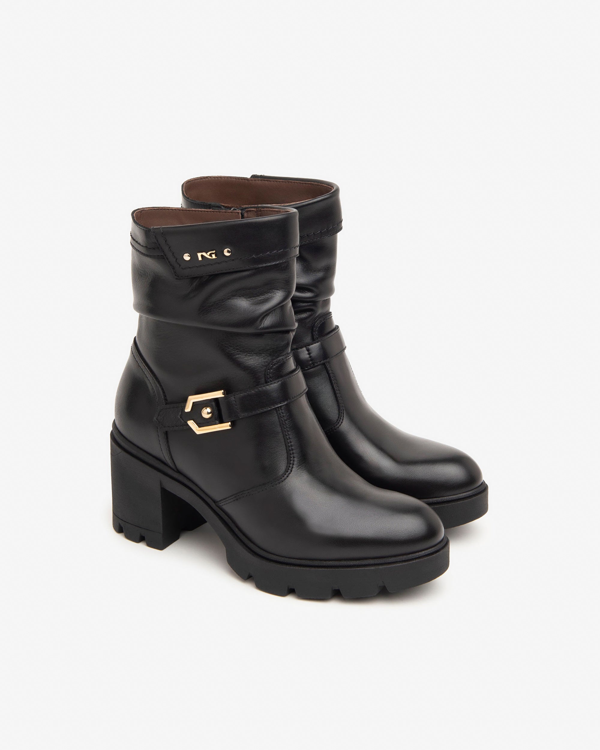 NeroGiardini Bottines Femme Cuir Stivaletti Confort