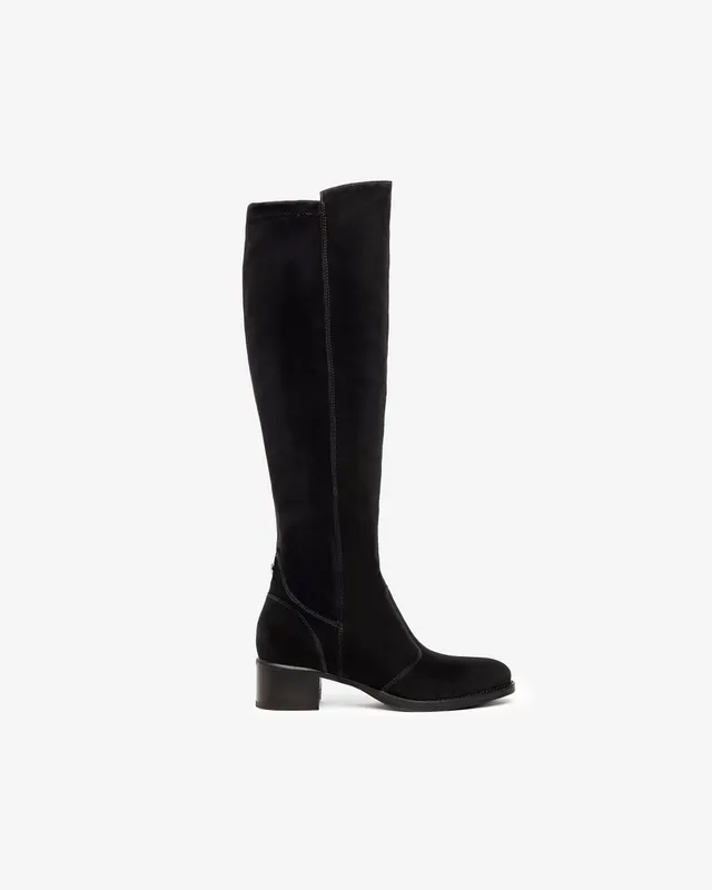 NeroGiardini Bottes Femme Velours Botte Hiver Confort