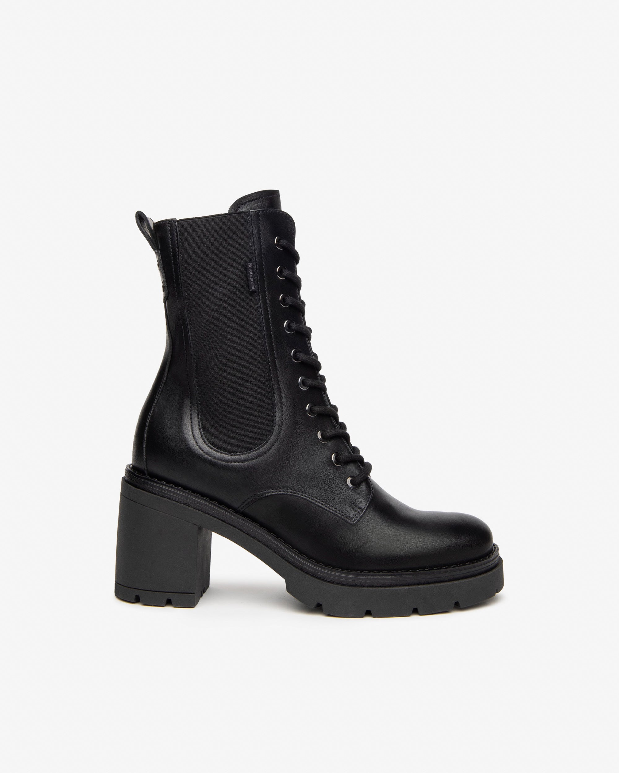 Nerogiardini Bottines Motardes Femme Cuir Hiver