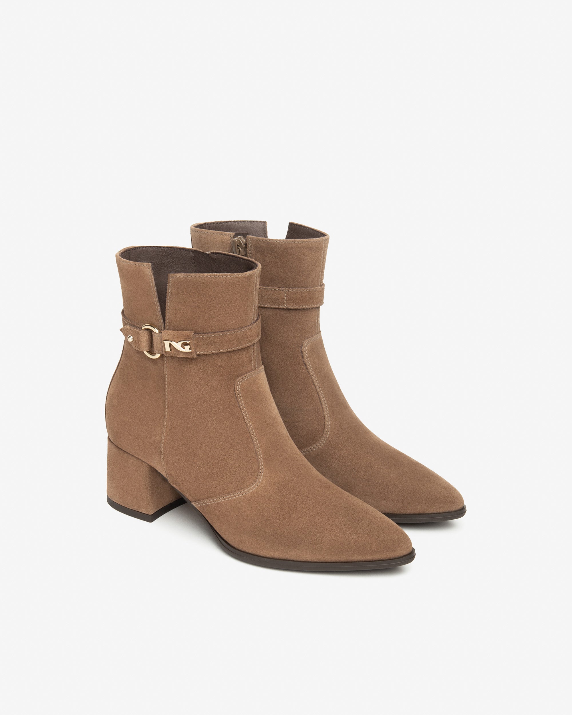 NeroGiardini Bottines Femme Bottines Cuir Velours Hiver