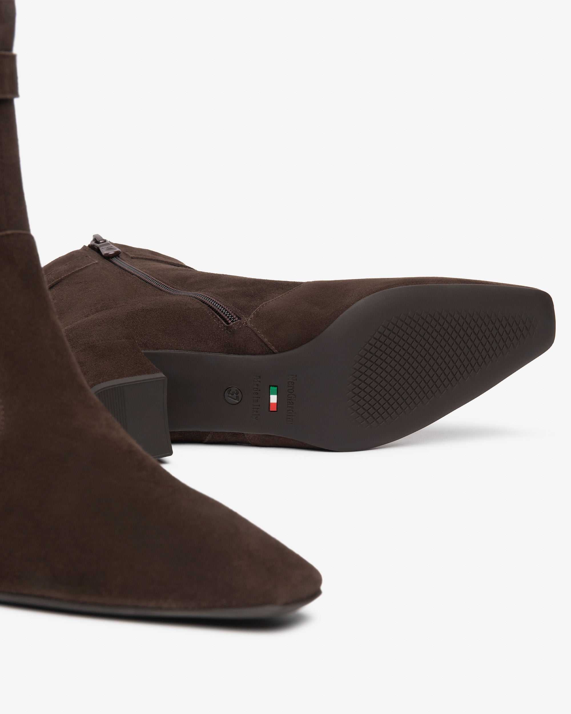 NeroGiardini Bottines Femme Daim Talon 55mm