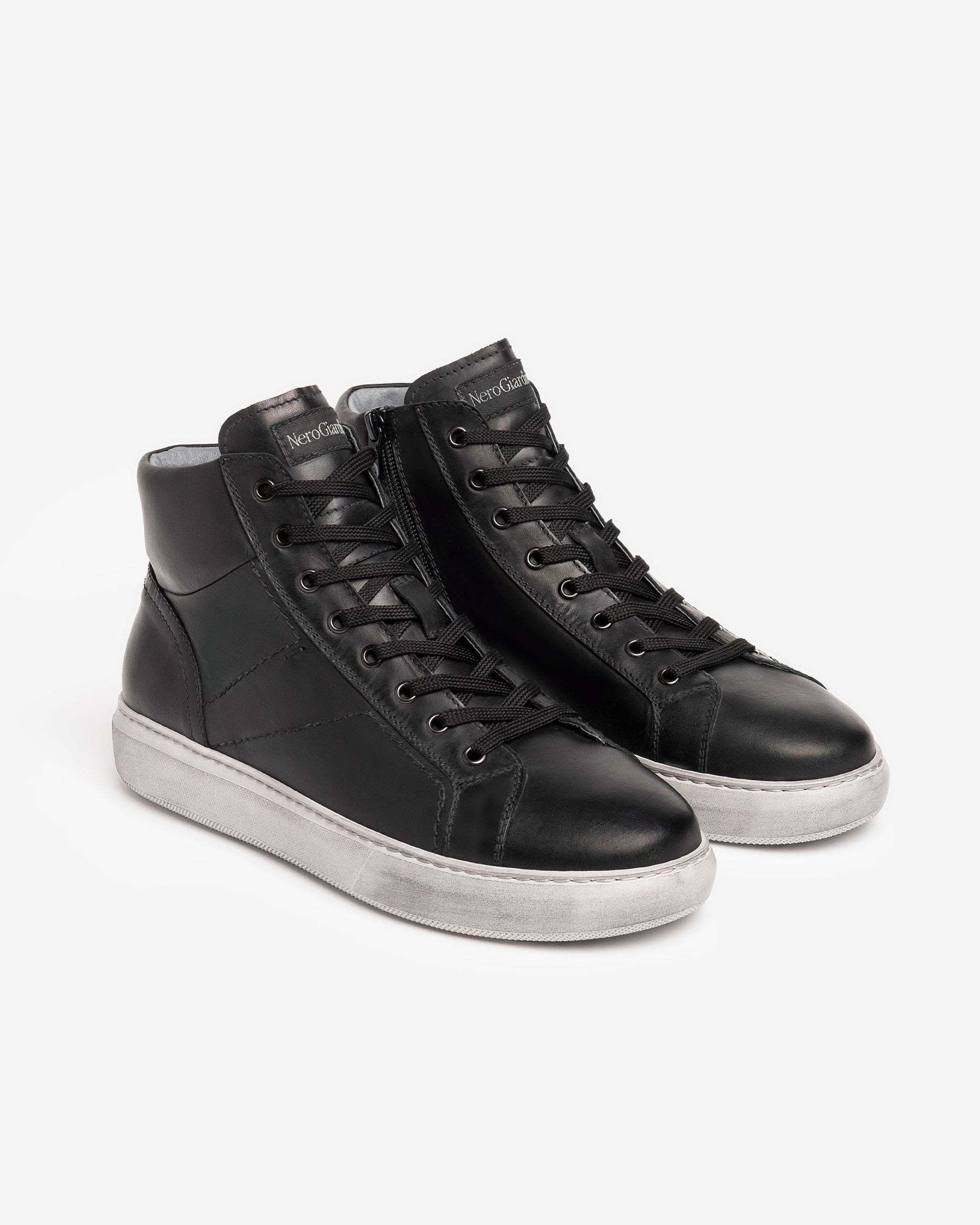 NeroGiardini Sneakers Montantes Homme Cuir Hiver