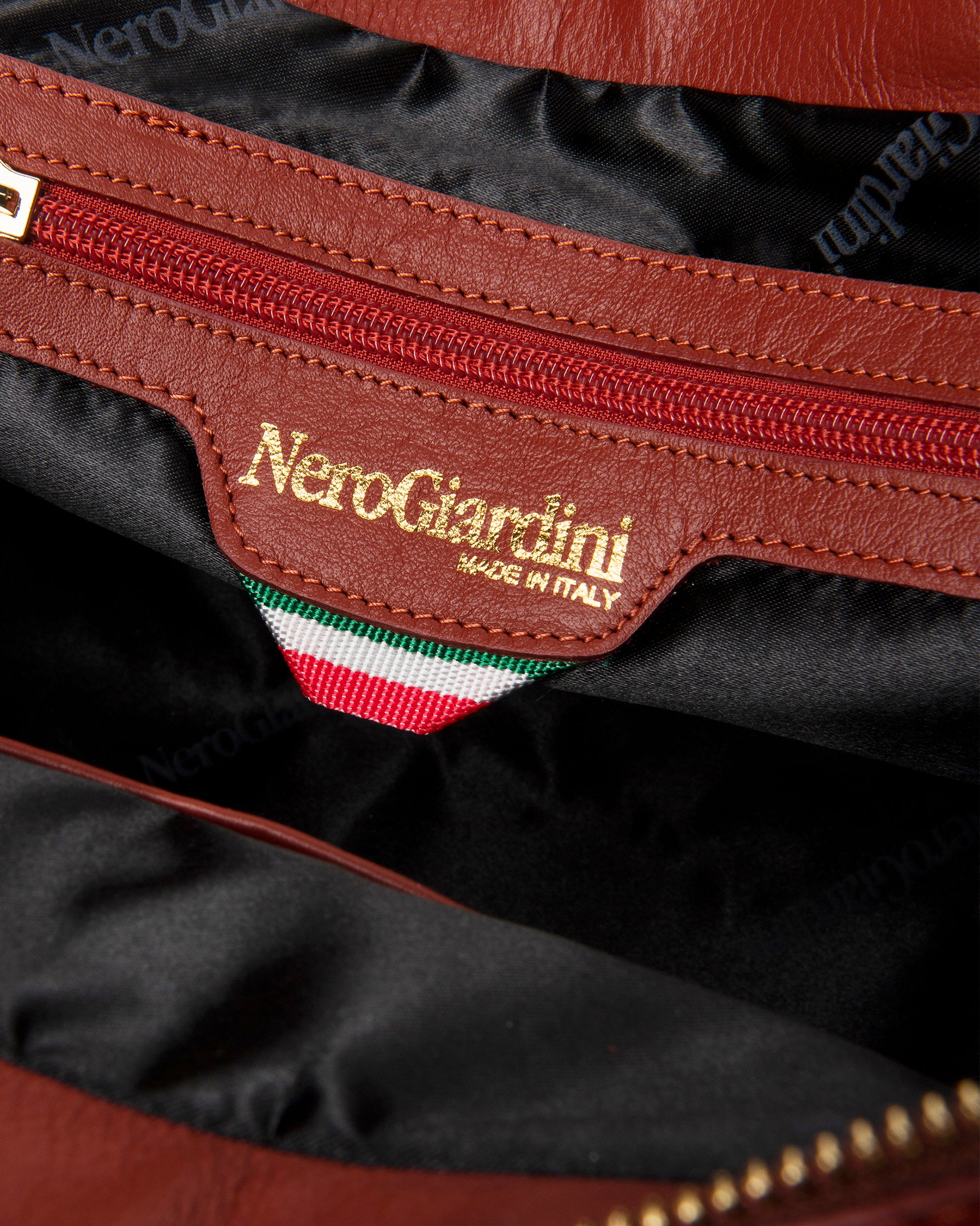 NeroGiardini Frame sac cuir femme noir
