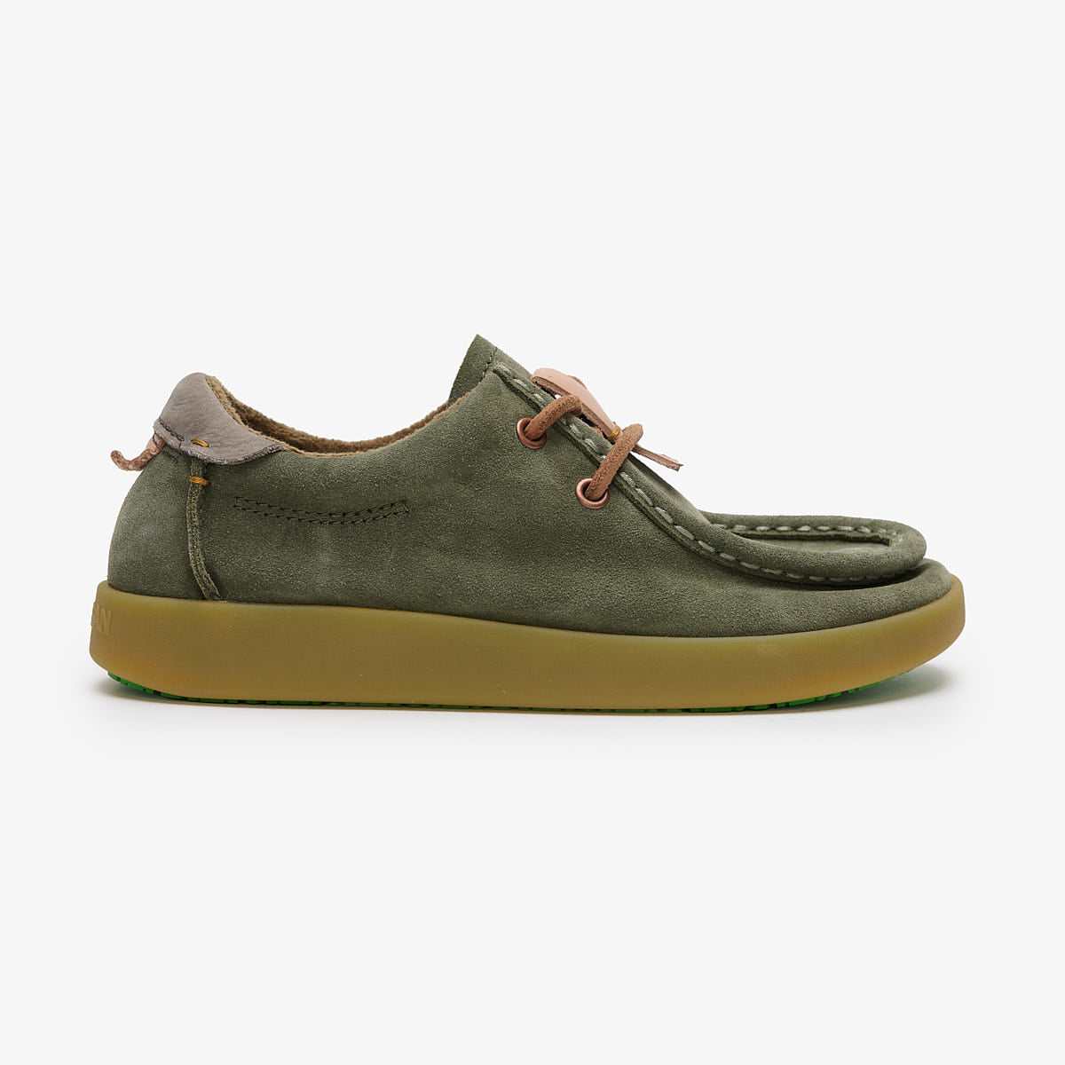 Satorisan Kwahu Winter Suede mocassins Rush Green chaud