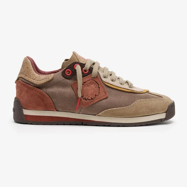 Satorisan Ensō Suede baskets beige natural unisexe