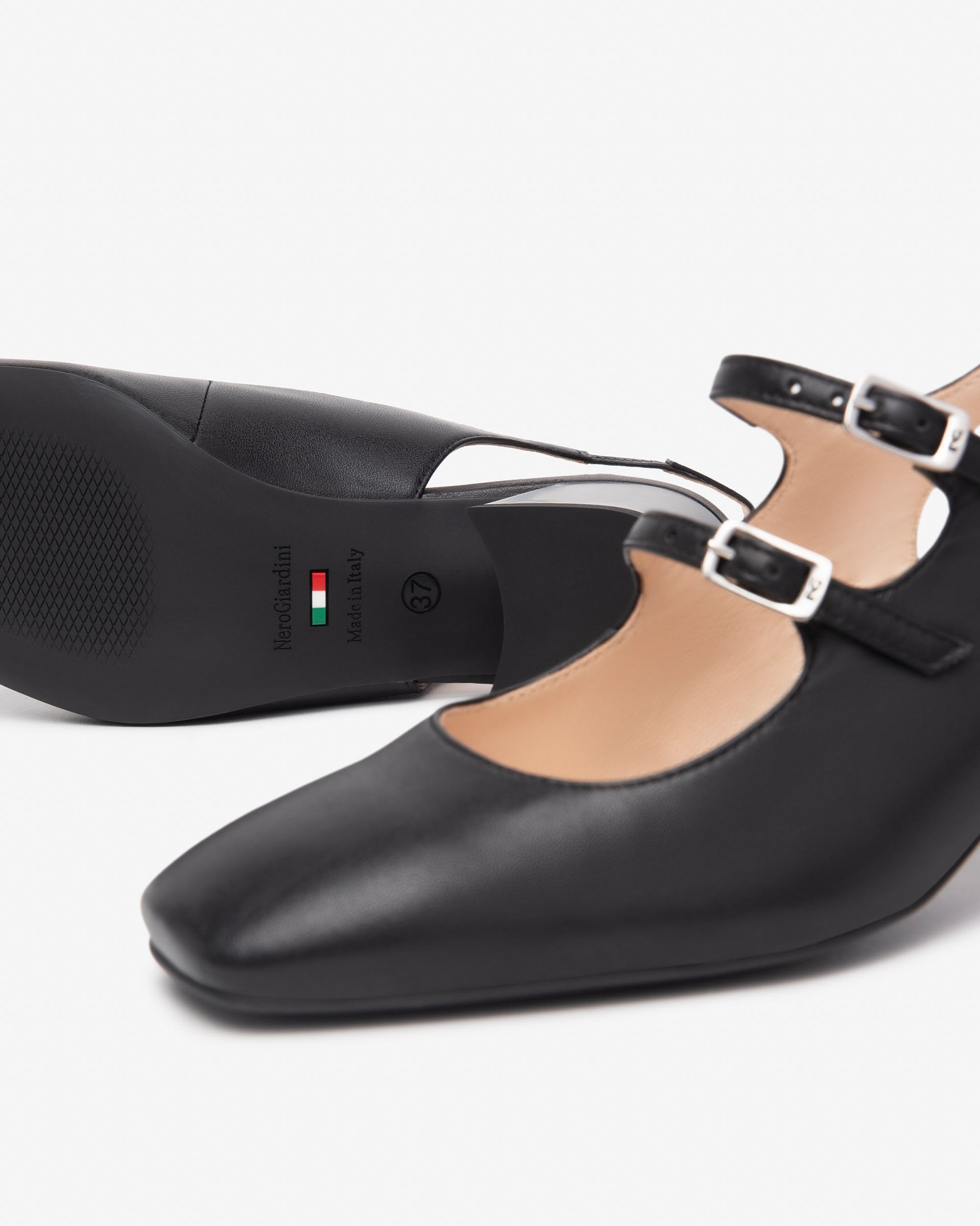NeroGiardini Slingbacks Femme Cuir Été Confort
