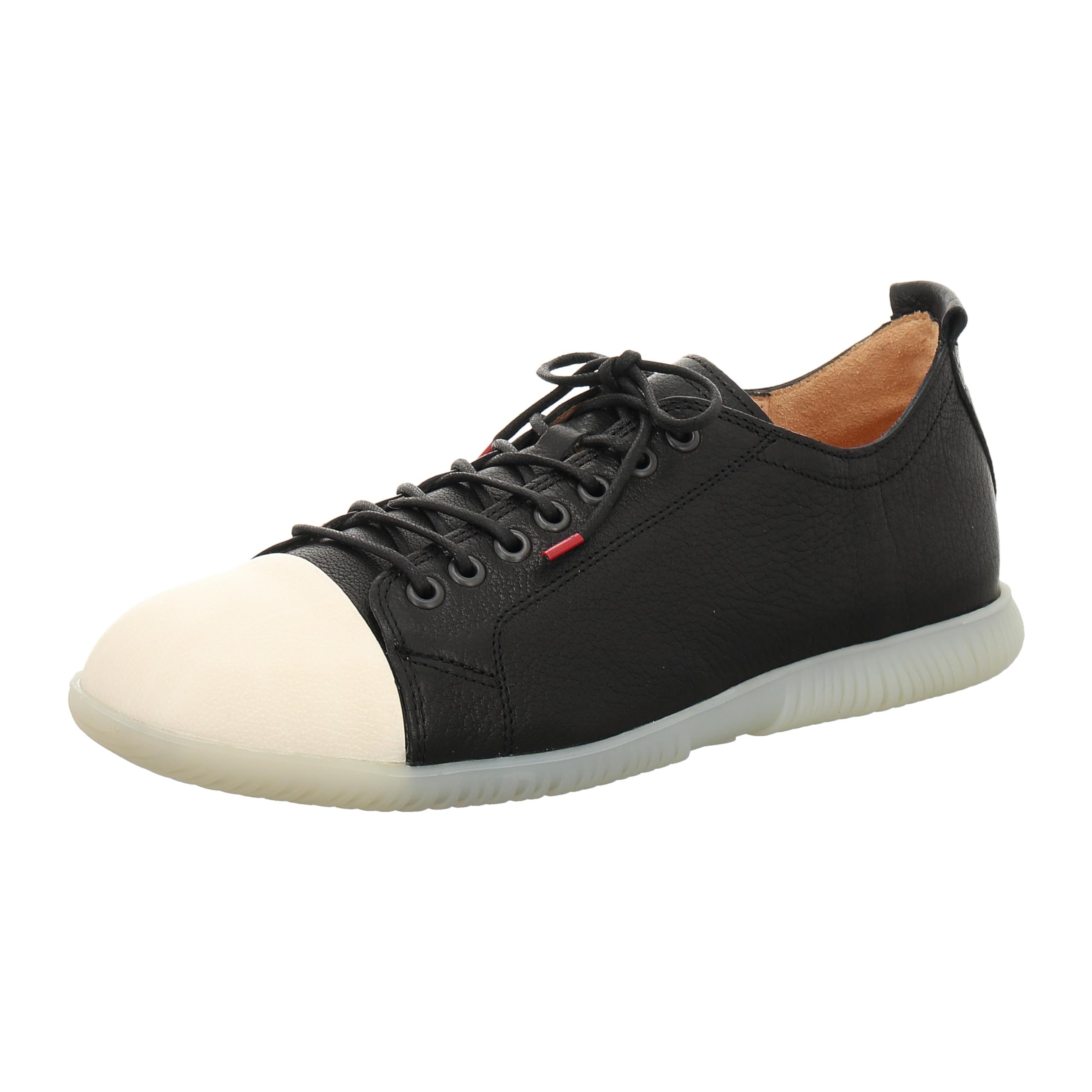 Think Hauki chaussures basses homme 42 EU noir cuir