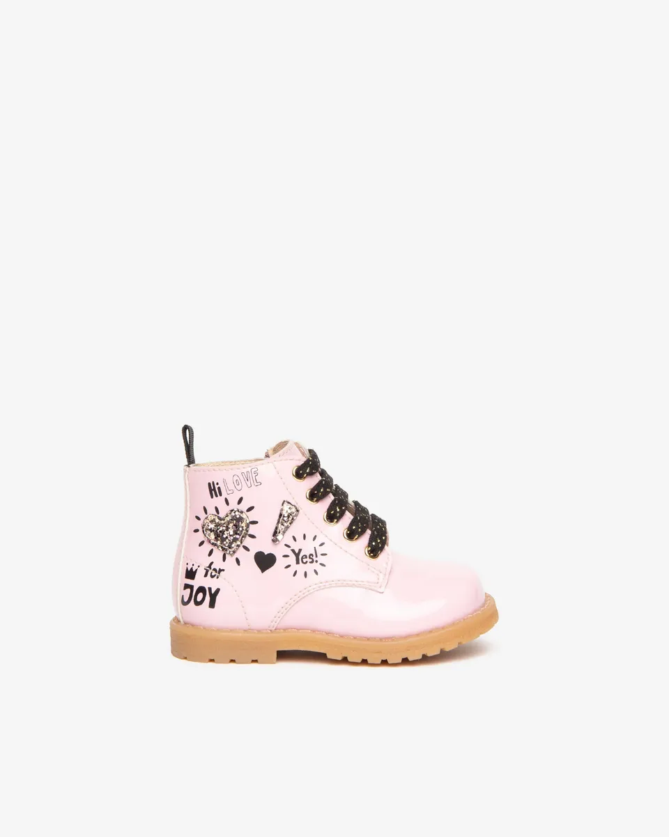 NeroGiardini Bottines Baby Fille Paillettes Zip Léger