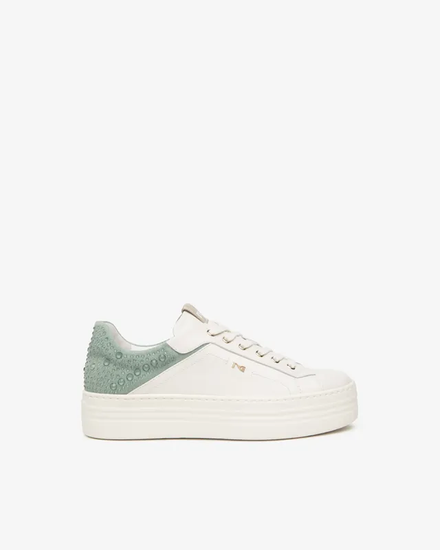 NeroGiardini Sneakers Femme Cuir Velours Memory 35-41