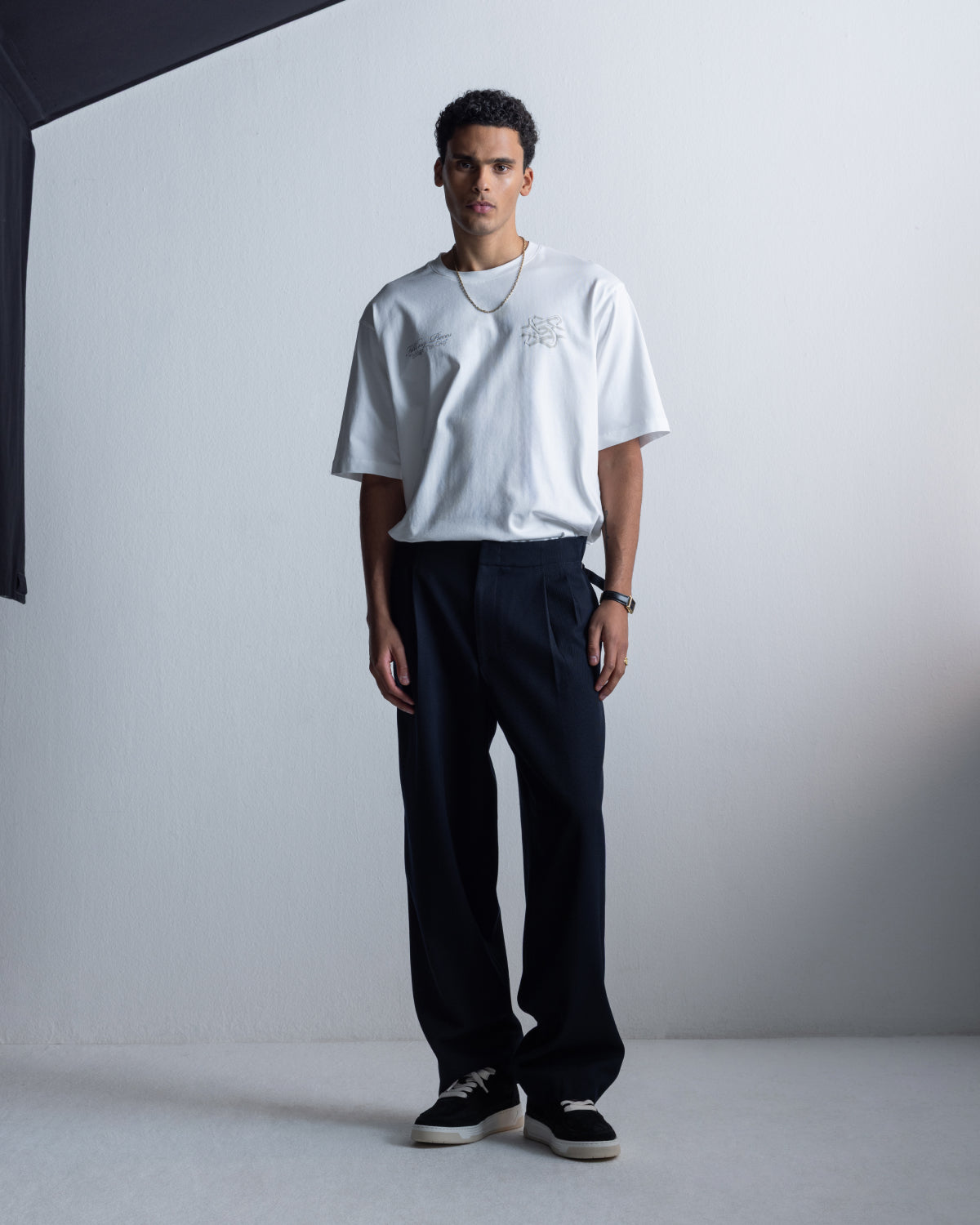 Filling Pieces T-Shirt Boxy Bridge the Gap tee-shirt blanc coton