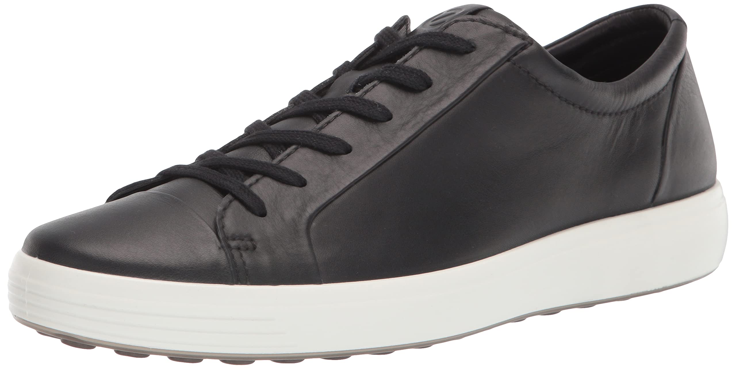 ECCO Soft 7 basket cuir homme noir 44