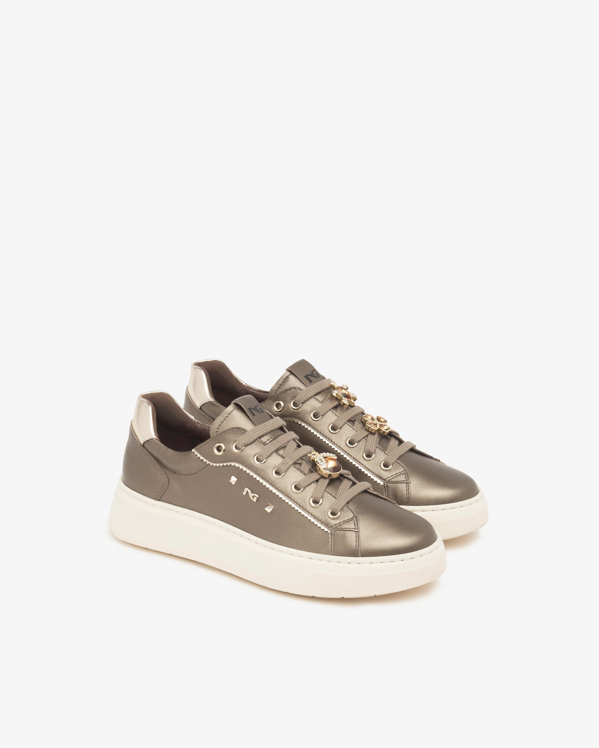 NeroGiardini Sneakers Femme Cuir Technique Memory