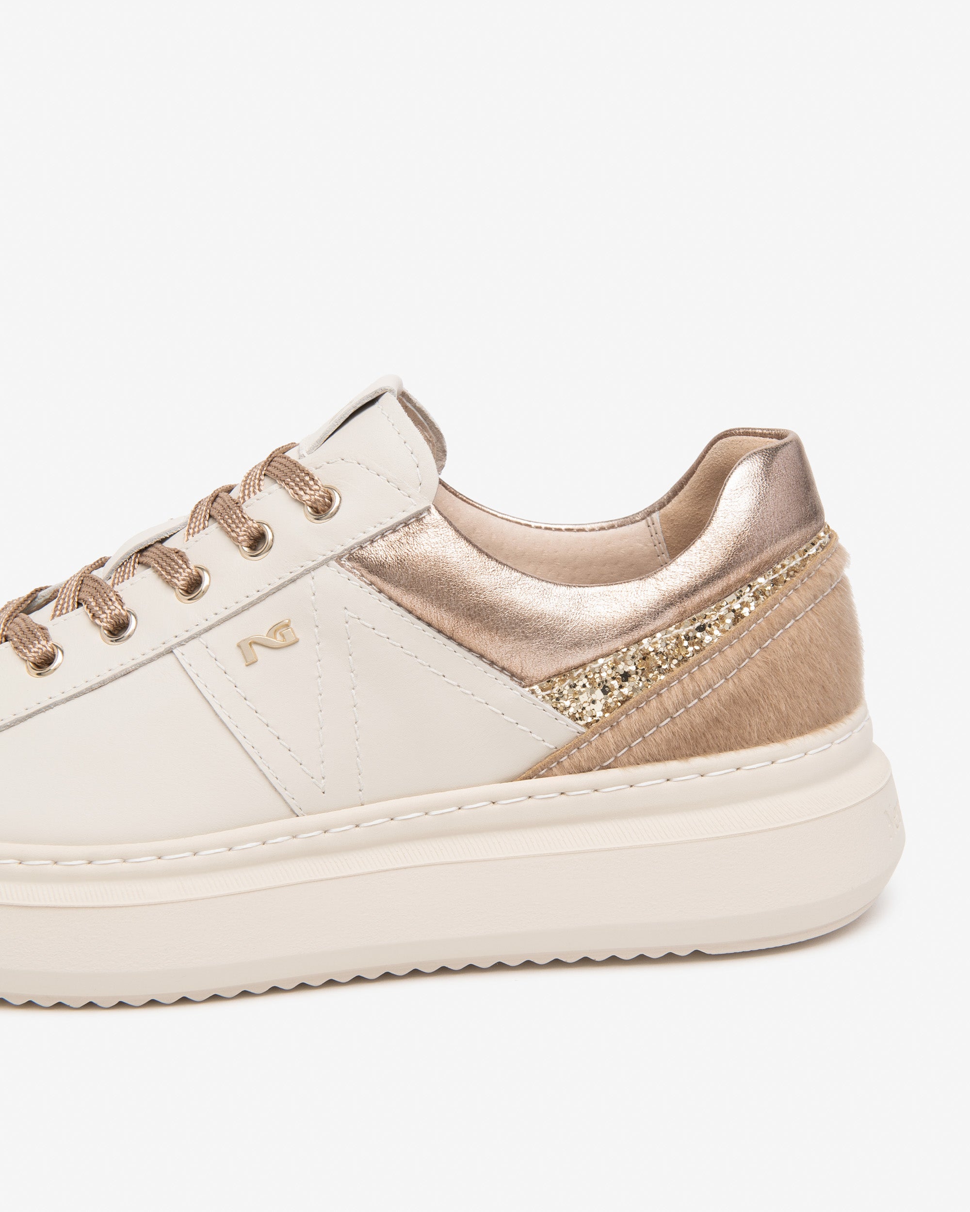 NeroGiardini Sneakers Femme Cuir Plateforme 40 mm